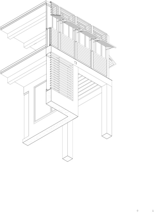 Perraudin architecture. Maison du Département de Voironnais-Chartreuse, Voiron (F) 2010-2016. Spaccato assonometrico. Fonte Perraudin architecture