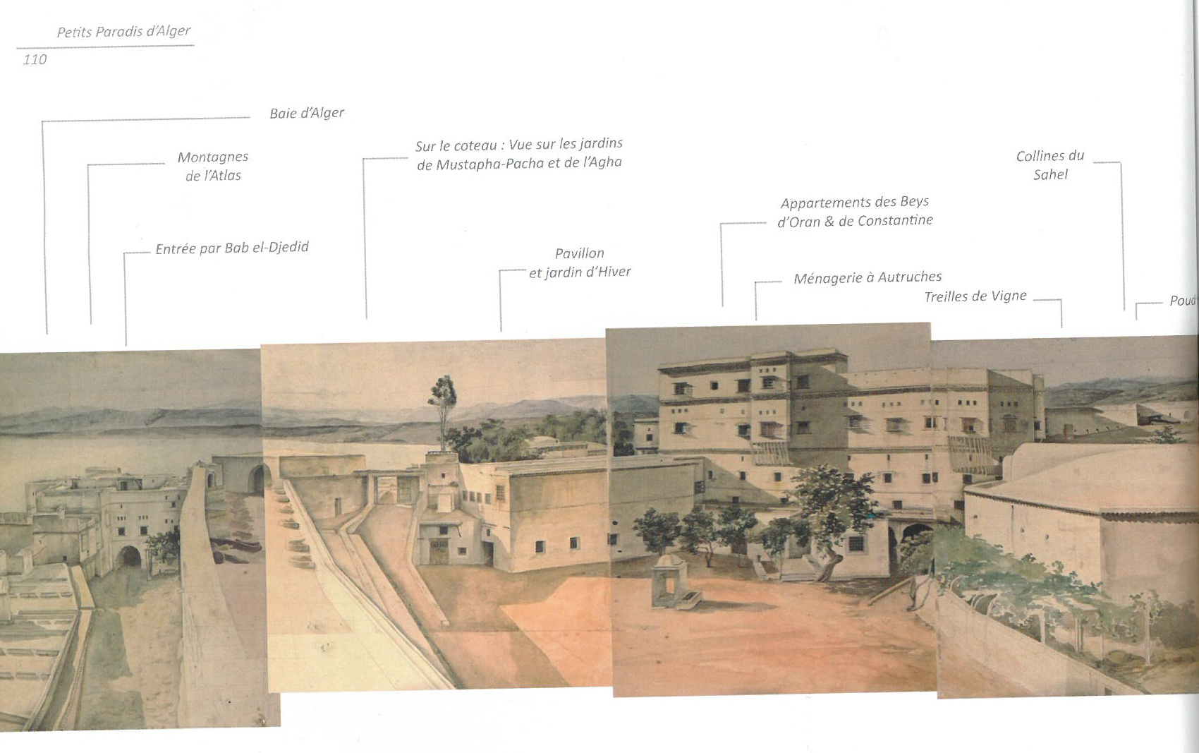 Panorama de la prise d'Alger