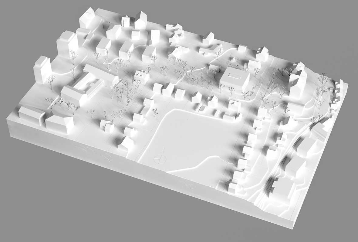 «Pünktchen und Anton» schafft durch abwechslungsreiche Aussenräume eine Verbindung der Zonen.