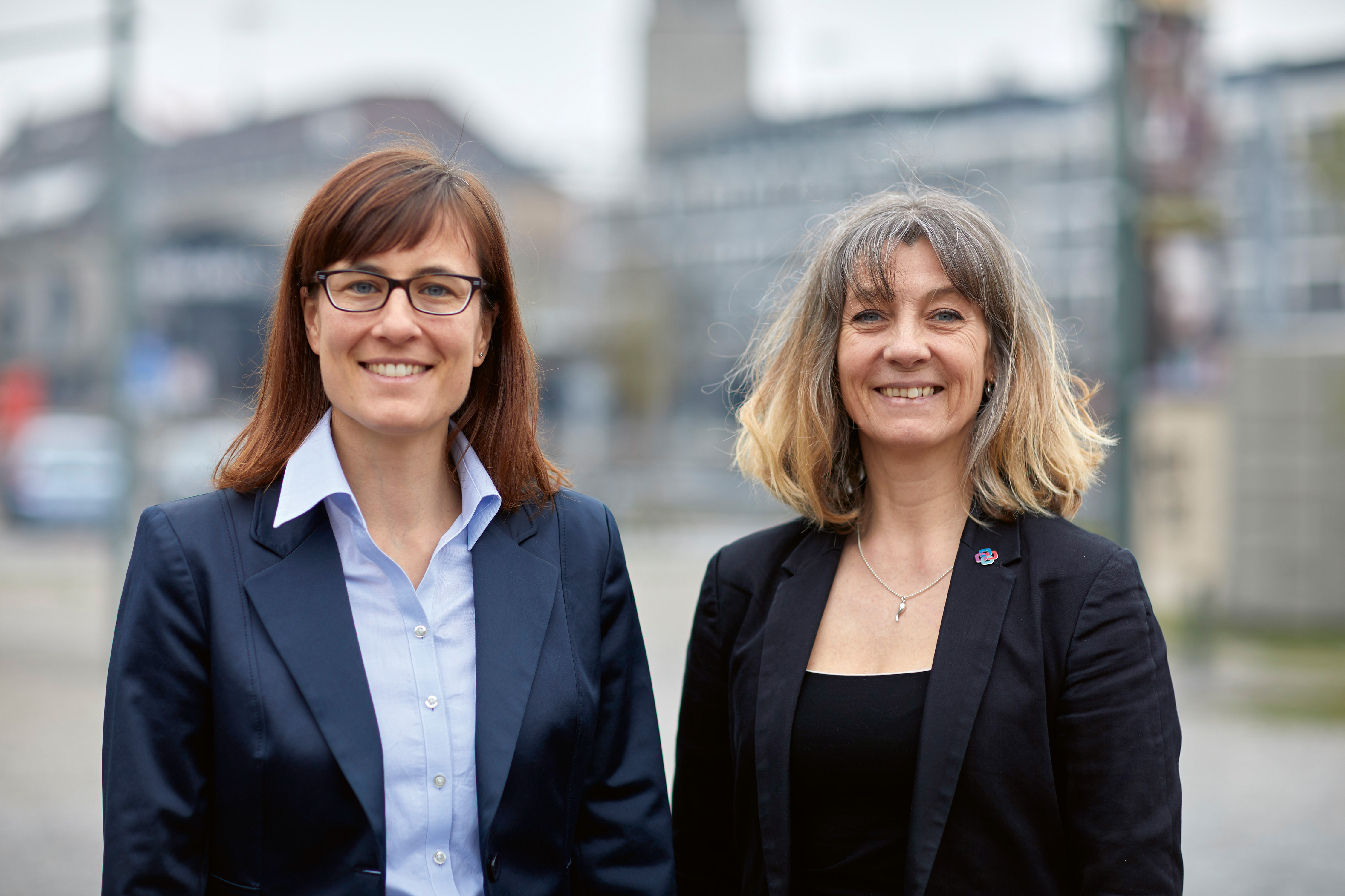 Les nouveaux membres du comité Manijè Chantal Alexander-David et Birgitta Schock