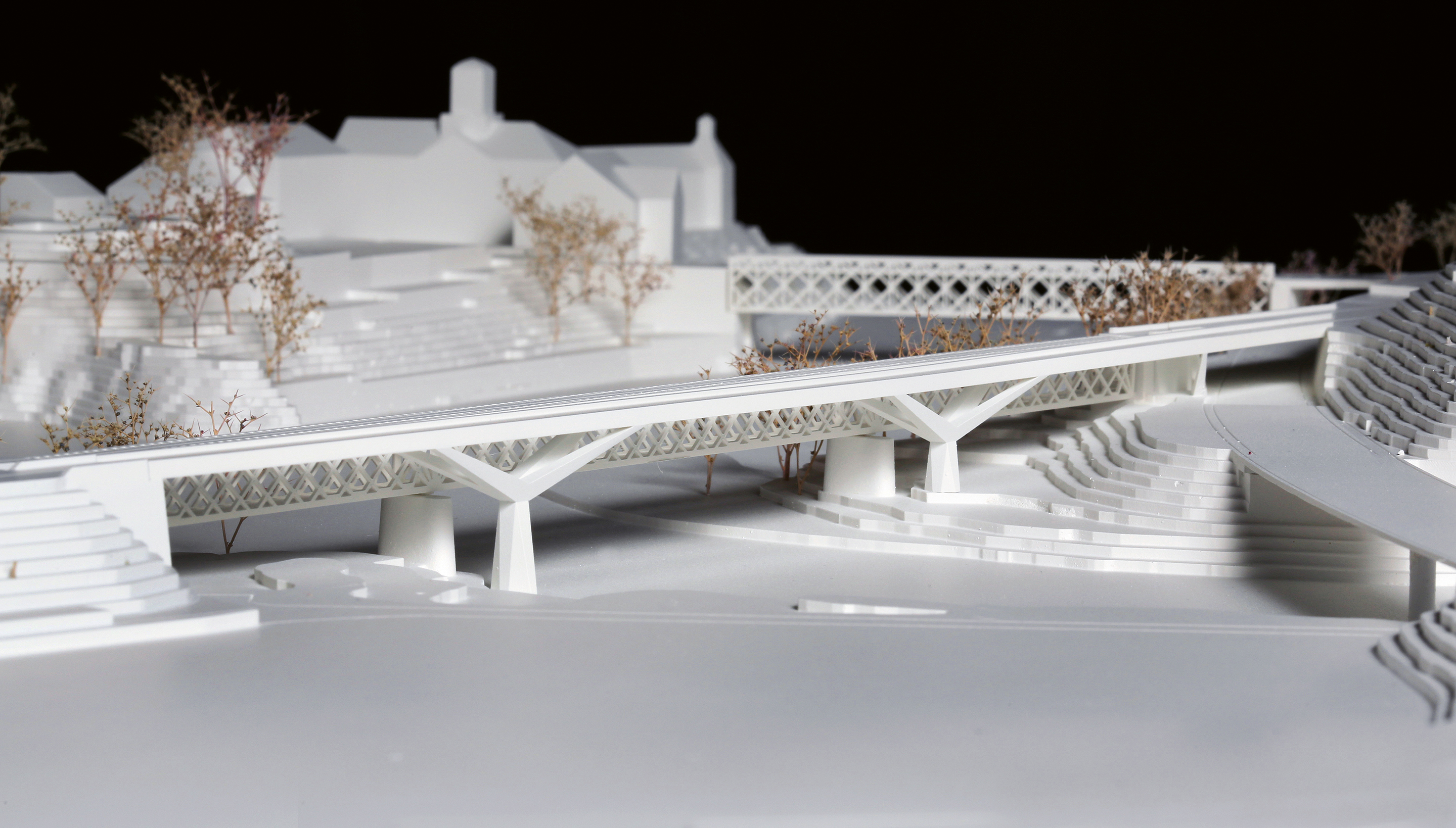 Ausführliche Berichterstattung zum Wettbewerb: espazium.ch/bruecken-am-­vereinigten-fluss