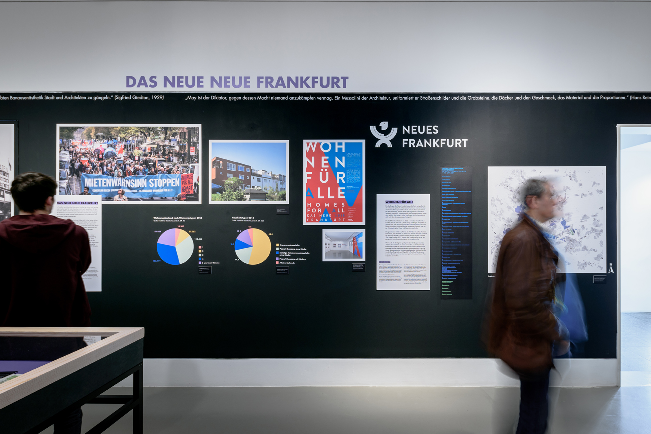 «Wohnen für alle» will Frankfurt mit der Realisation der in der Ausstellung gezeigten Architekturkonzepte realisieren.