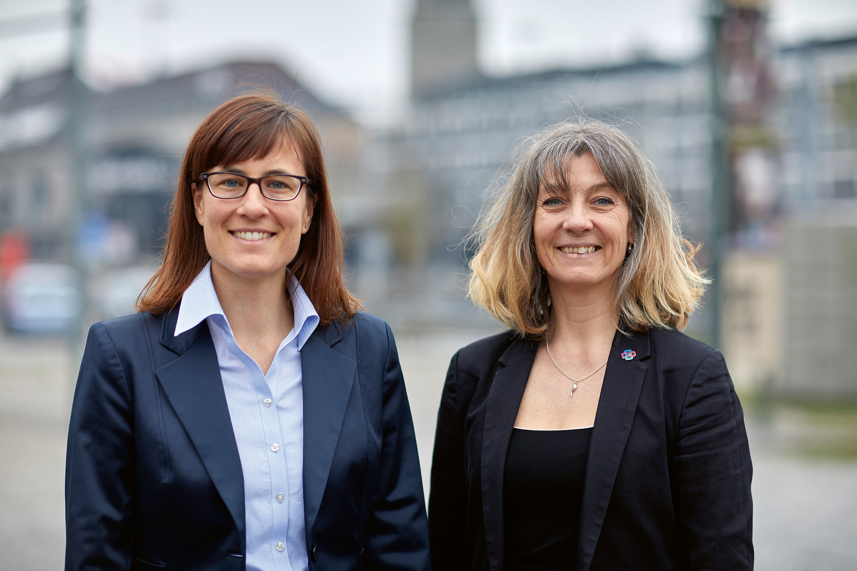 Die neuen Vorstandsmitglieder Manijè Chantal Alexander-David und Birgitta Schock.