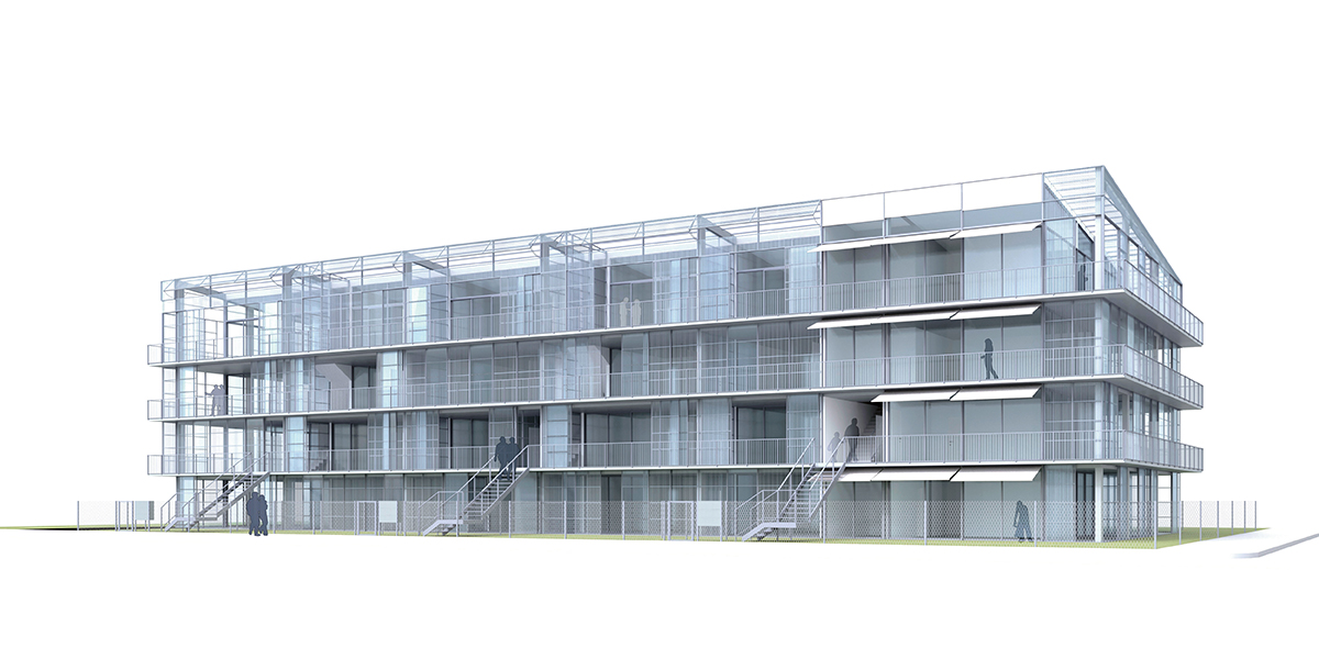 Ein 1. Preis: Lacaton &amp; Vassal architectes, Paris (Baufeld 1 oder 2).