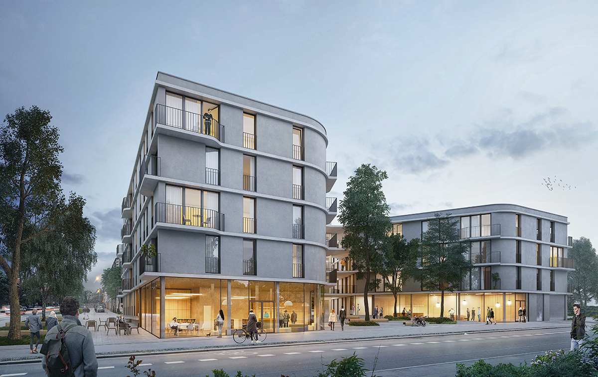 Ein 1. Preis:  schneider + schumacher ZT Architekten, Frankfurt/Wien (Baufeld 4).