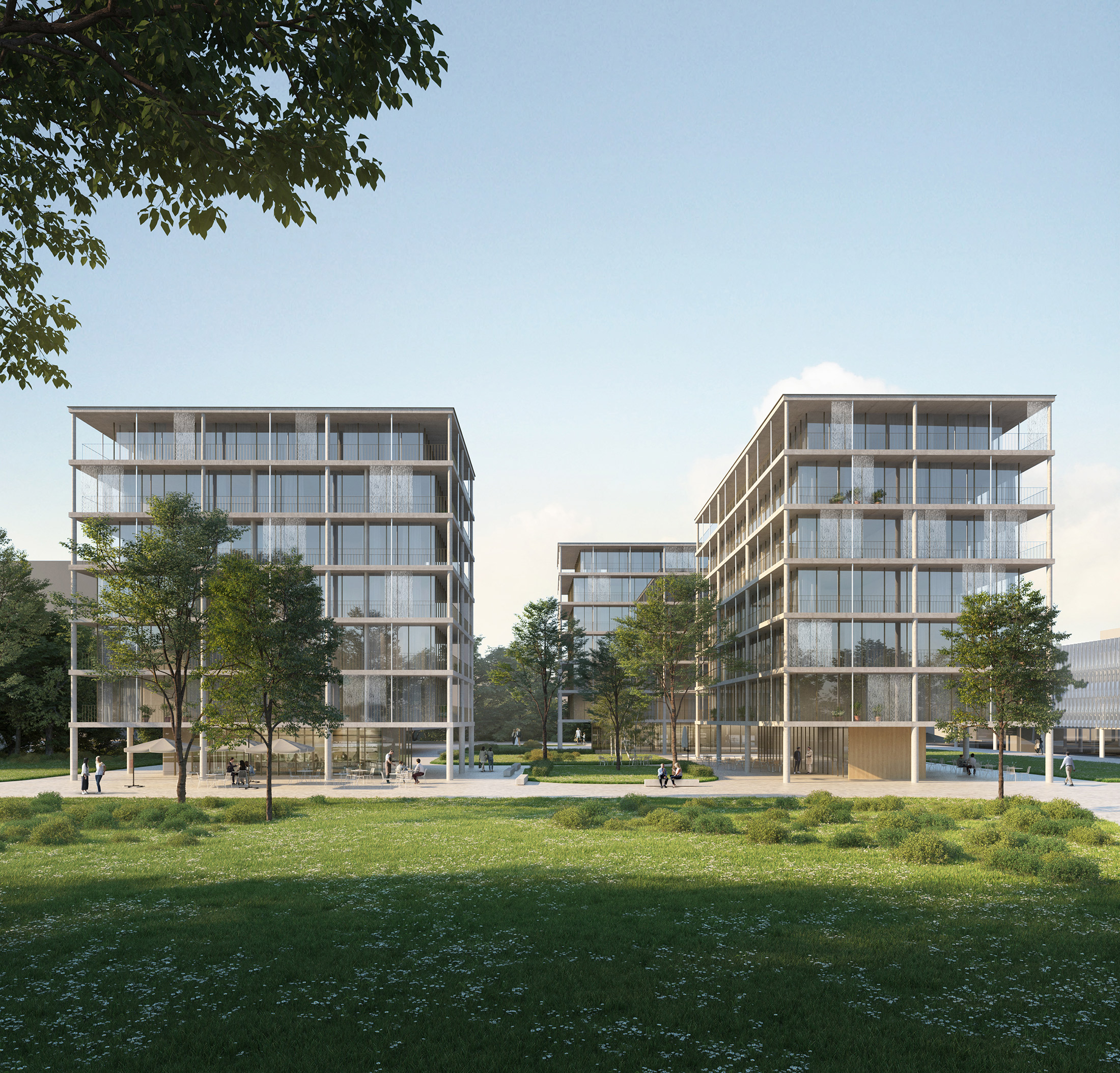 Case study 2 – Sviluppo urbanistico del comparto Ex Macello – Ex Gas a Locarno, progetto di Inches Geleta Architetti, zona residenziale