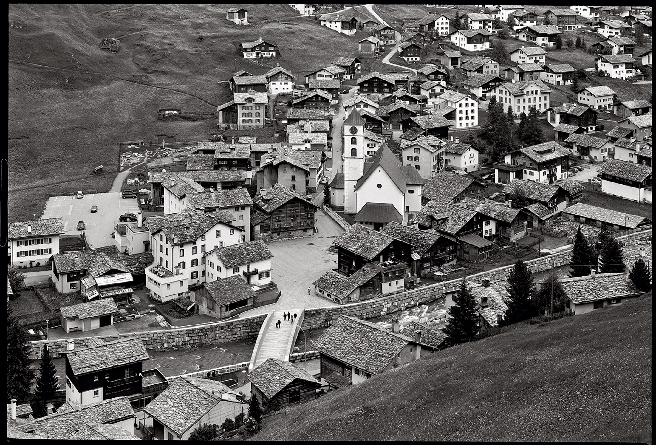 Ponte della piazza, Vals, 2010, Conzett Bronzini Partner AG con Peter Zumthor