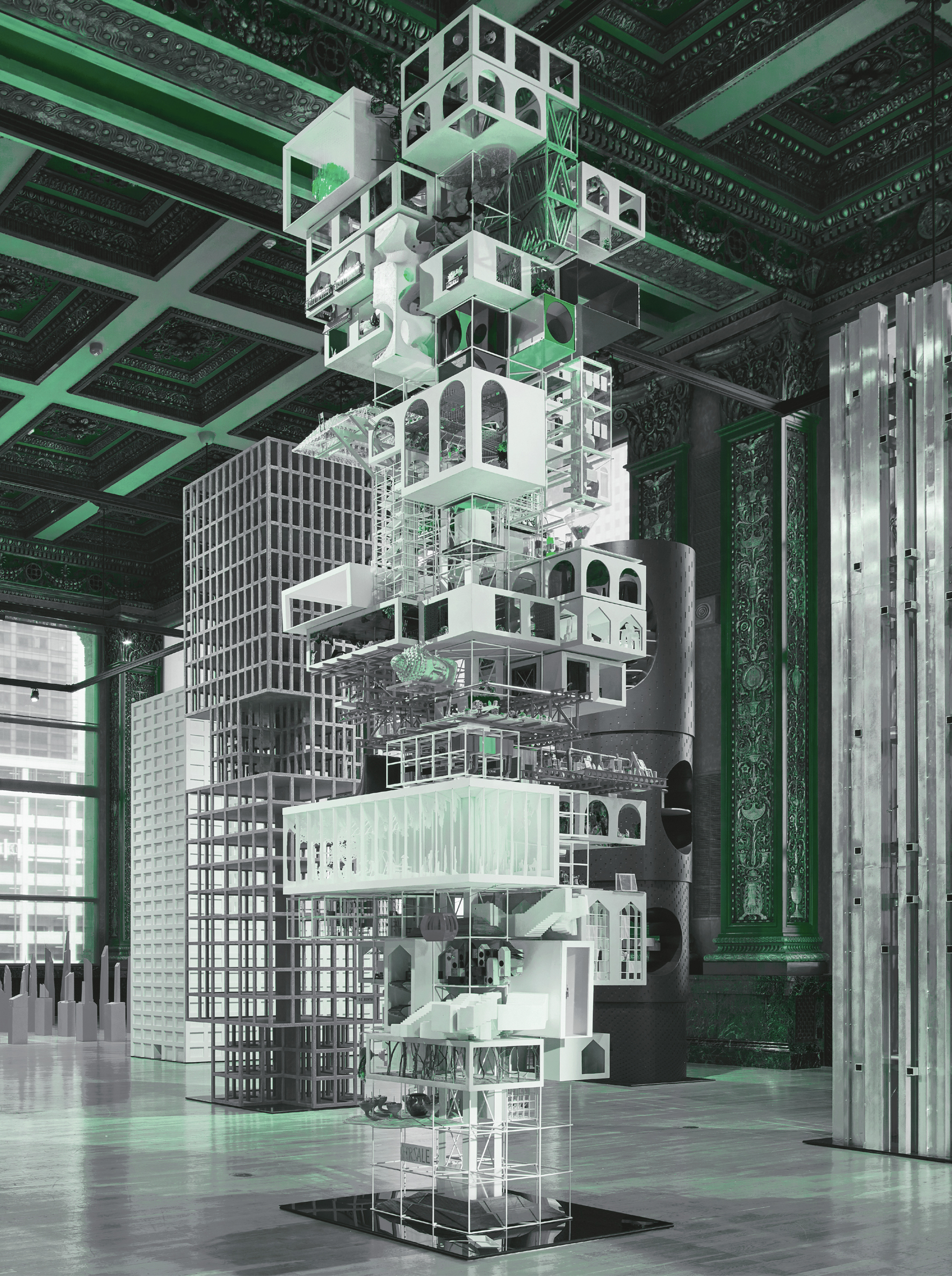 (Not) Another Tower, Chicago Biennale, 2017. Tatiana Bilbao