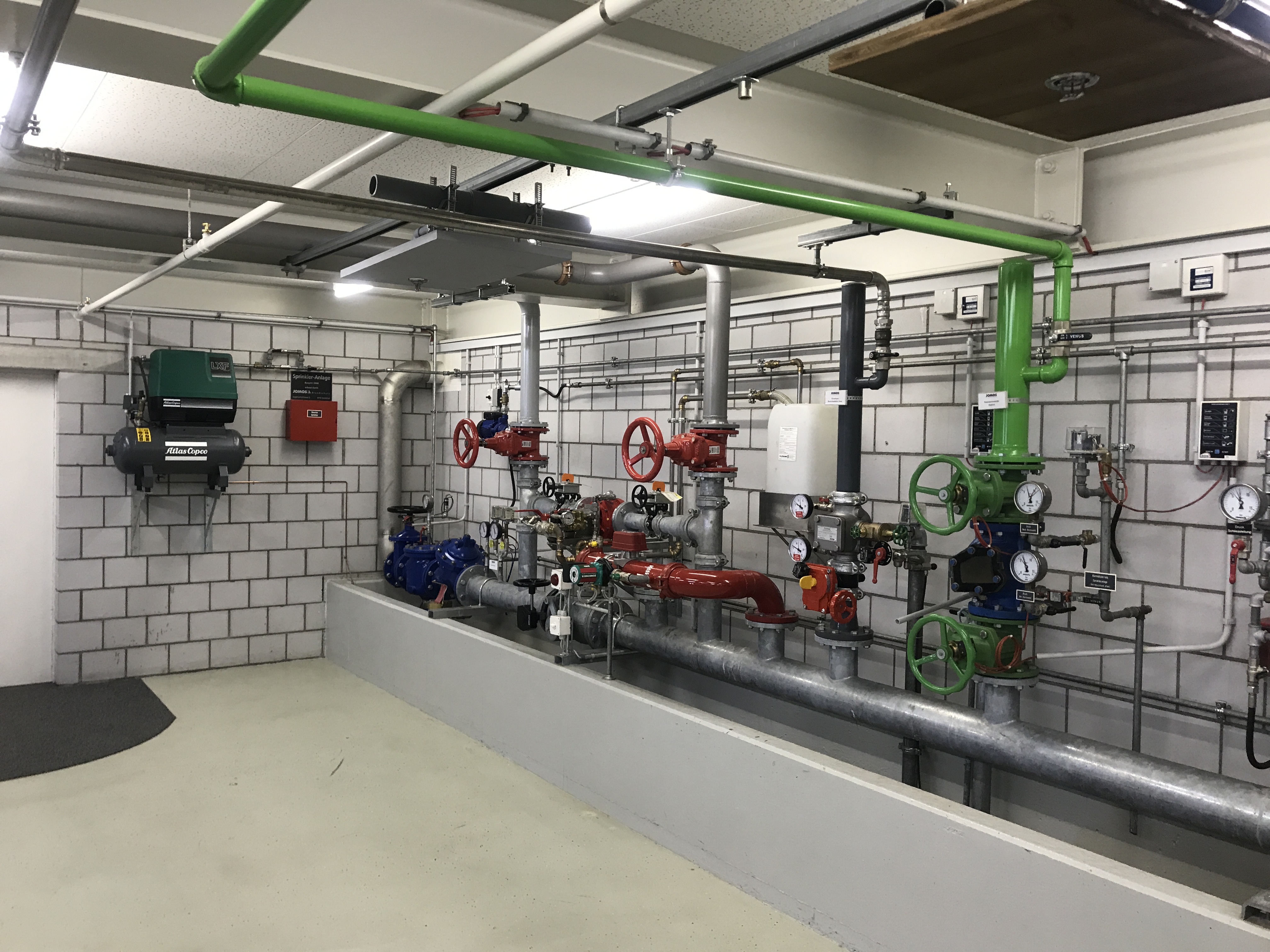 Visite d'un fabricant d'installation sprinkler