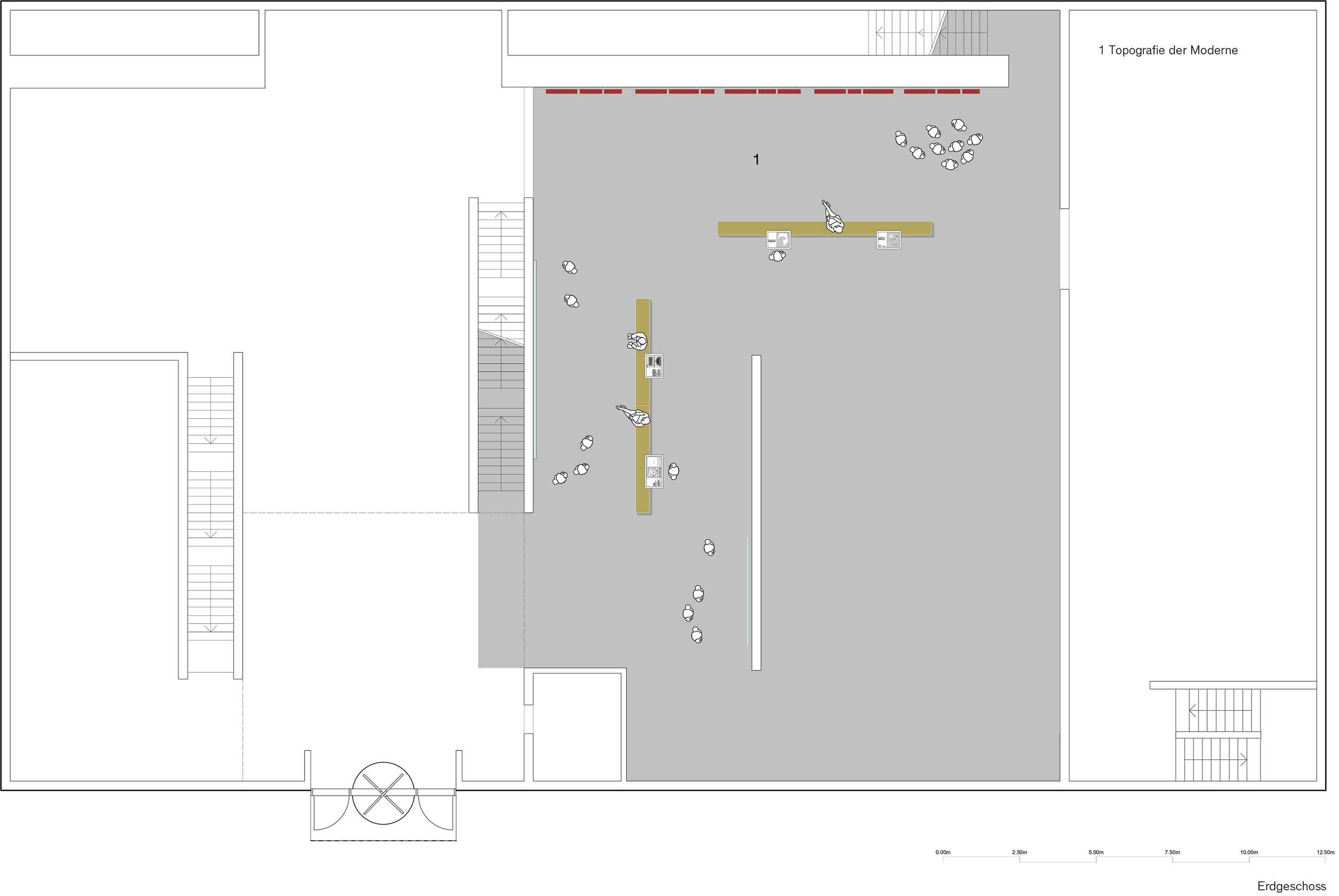 Bauhaus Museum Weimar: Erdgeschoss.