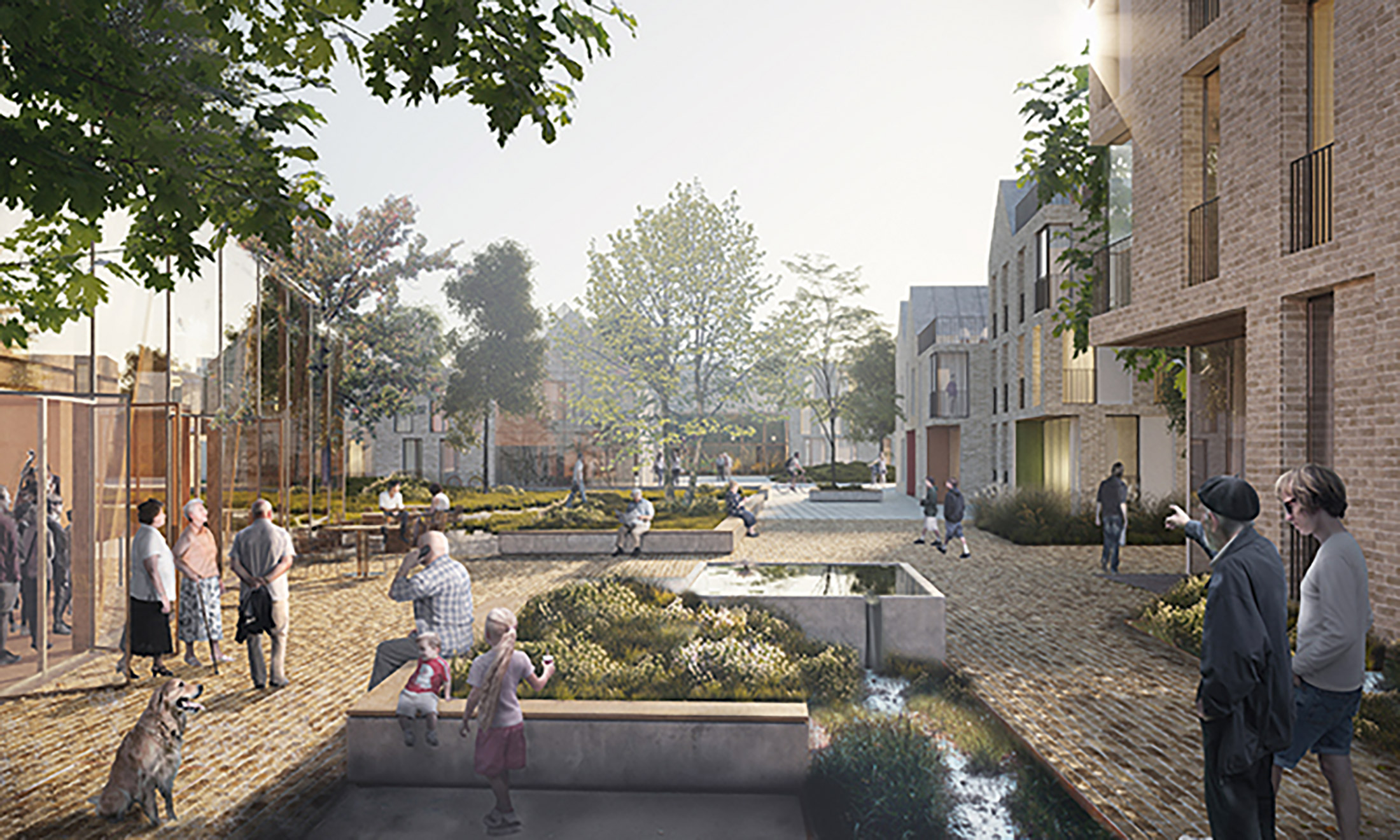 NORD Architects, Villaggio di coabitazione, Odense, Danimarca, 2017 – in corso di realizzazione. Render