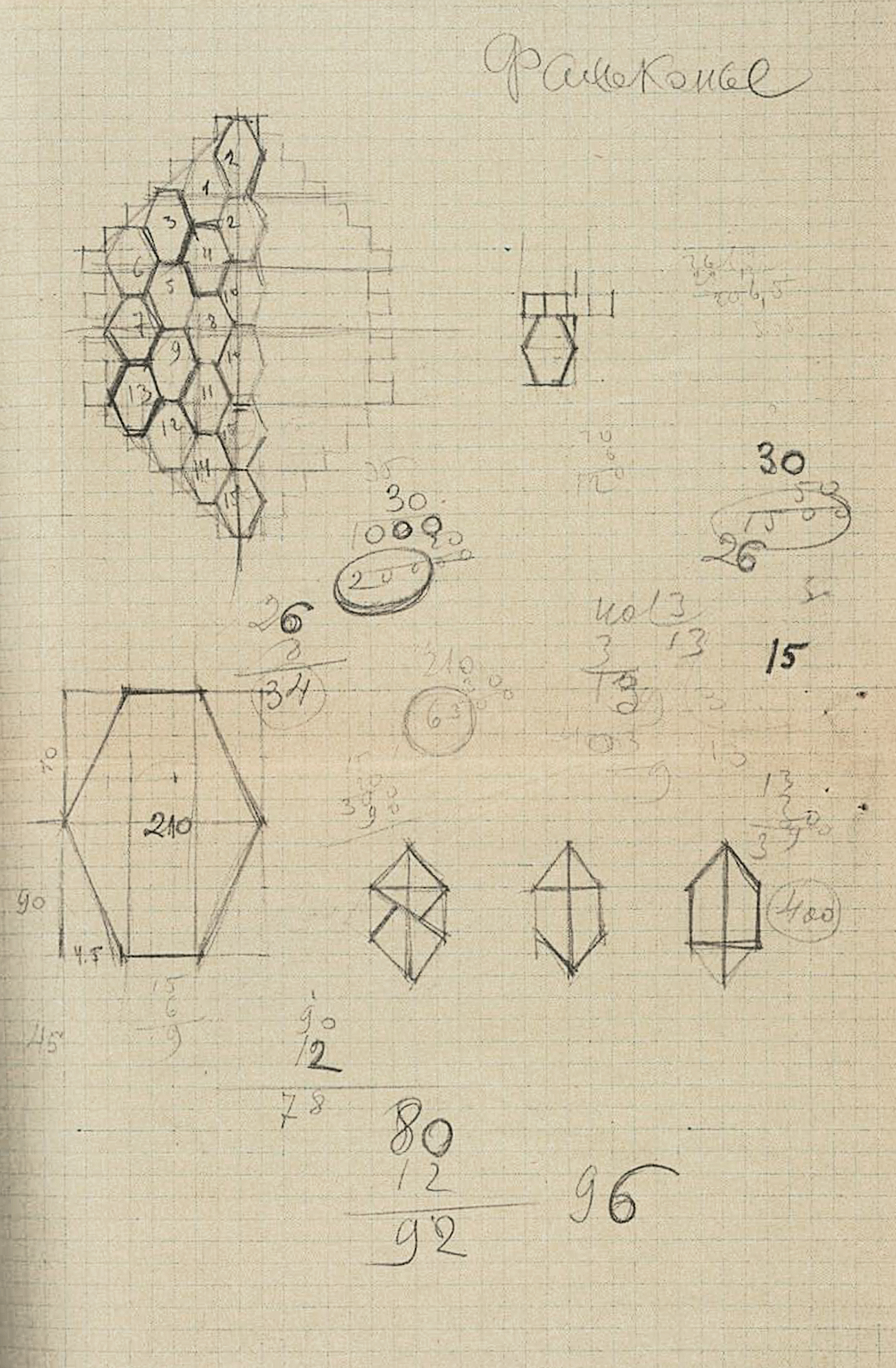Schéma dessiné par Melnikov