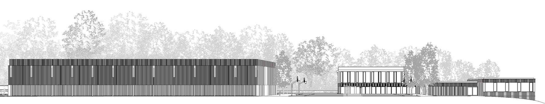 Ansicht, 2. Rang «Athena» von Michael Meier und Marius Hug Architekten