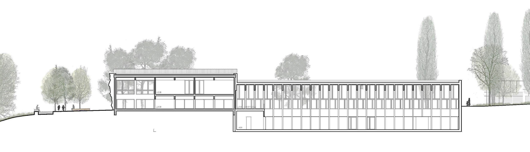 Längsschnitt, 1. Rang «aΓΓmend» von Stoos Architekten
