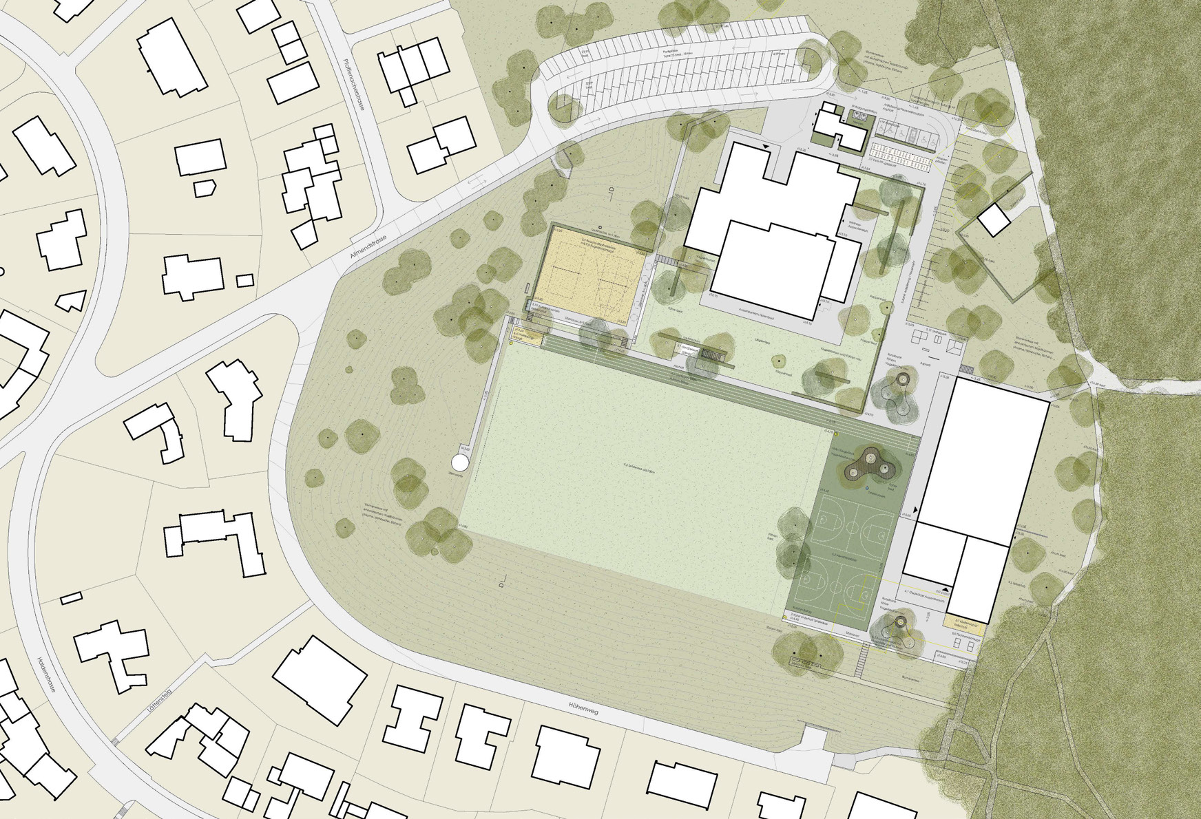 Situation, 1. Rang «aΓΓmend» von Stoos Architekten