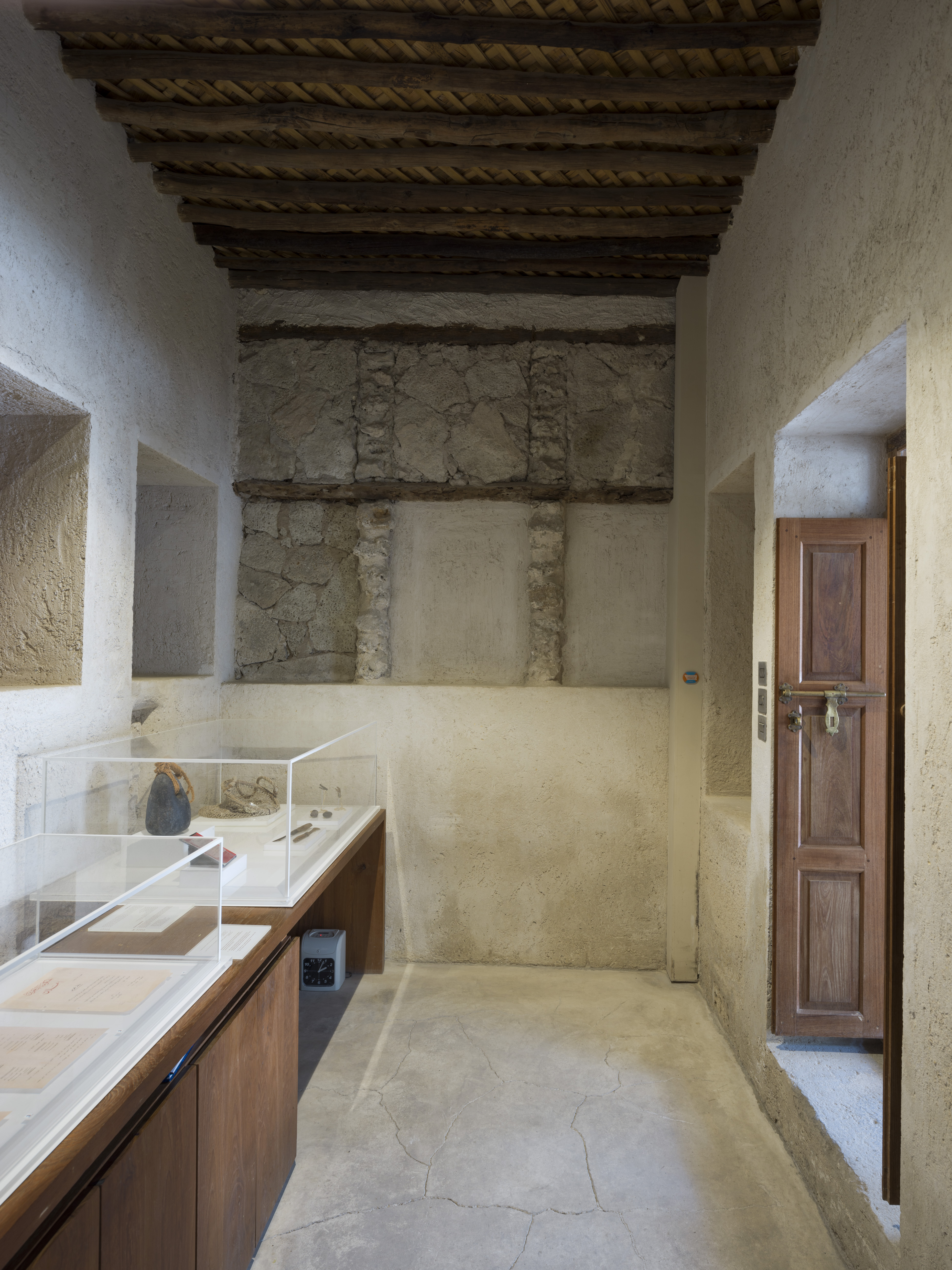 Exhibition inside Al-Ghüs house