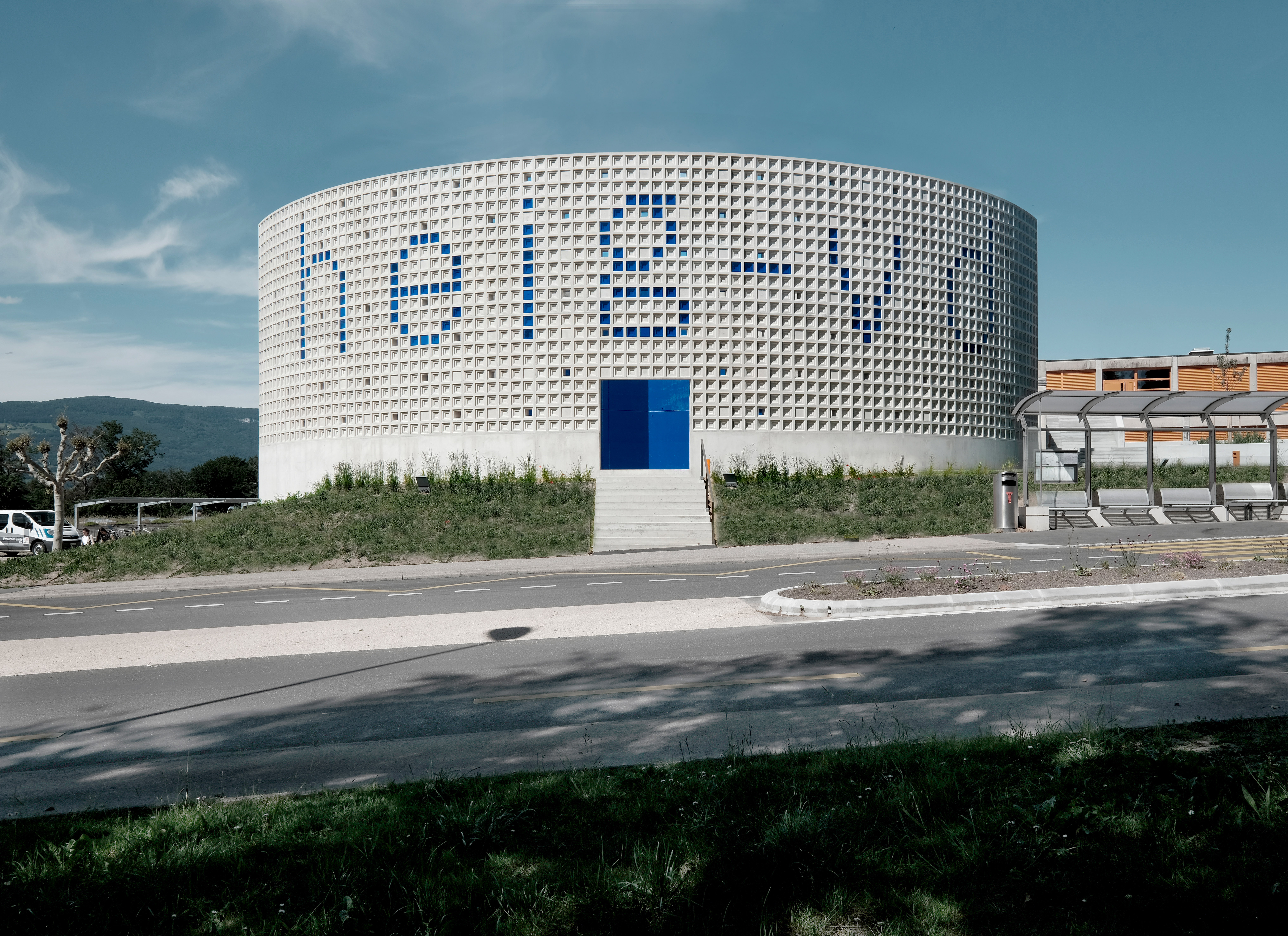 Nouvelle entrée de la HEIG-VD - Vue extérieure