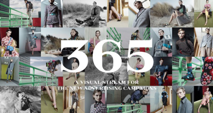 "365 volte Prada", la campagna pubblicitaria Prada, primavera-estate 2017