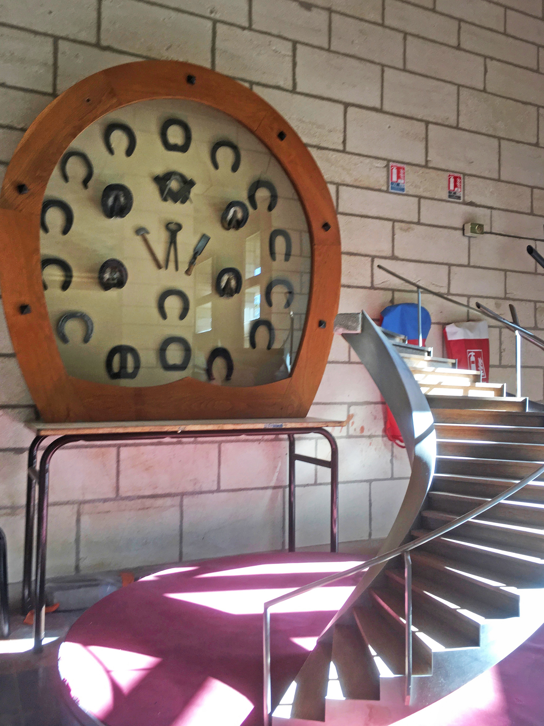 Die Hufeisen eines Schmiedelehrlings.