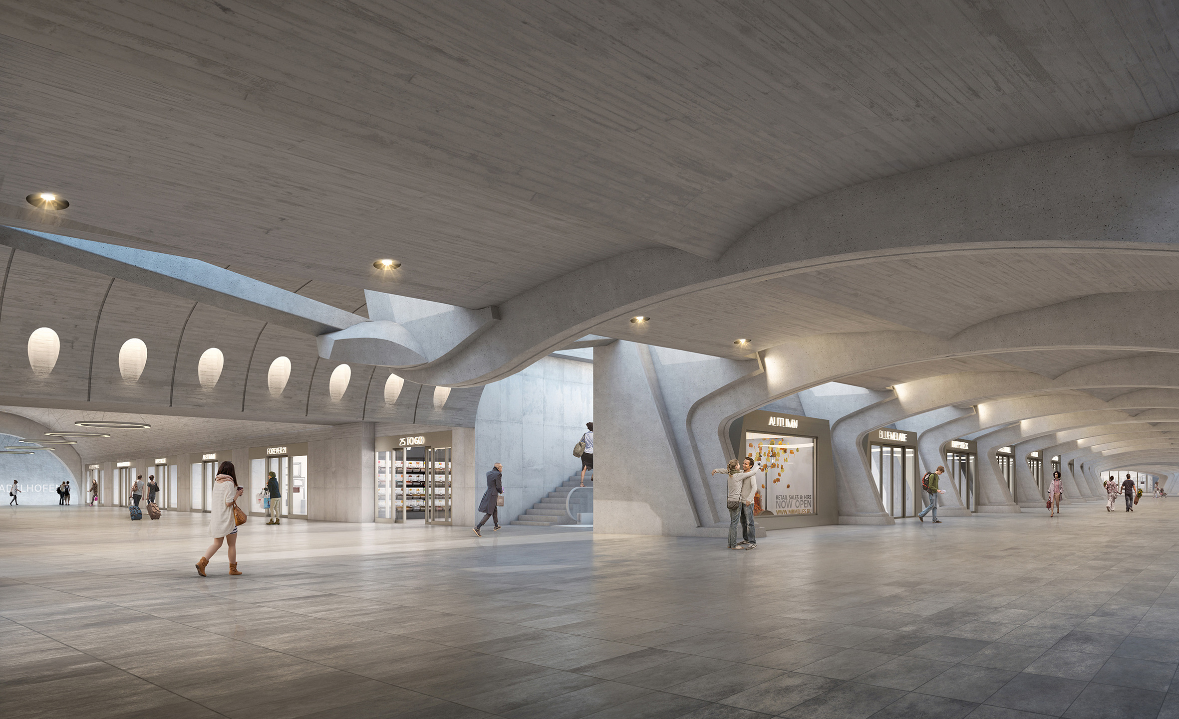 Siegerprojekt Erweiterung Bahnhof Zürich Staldelhofen