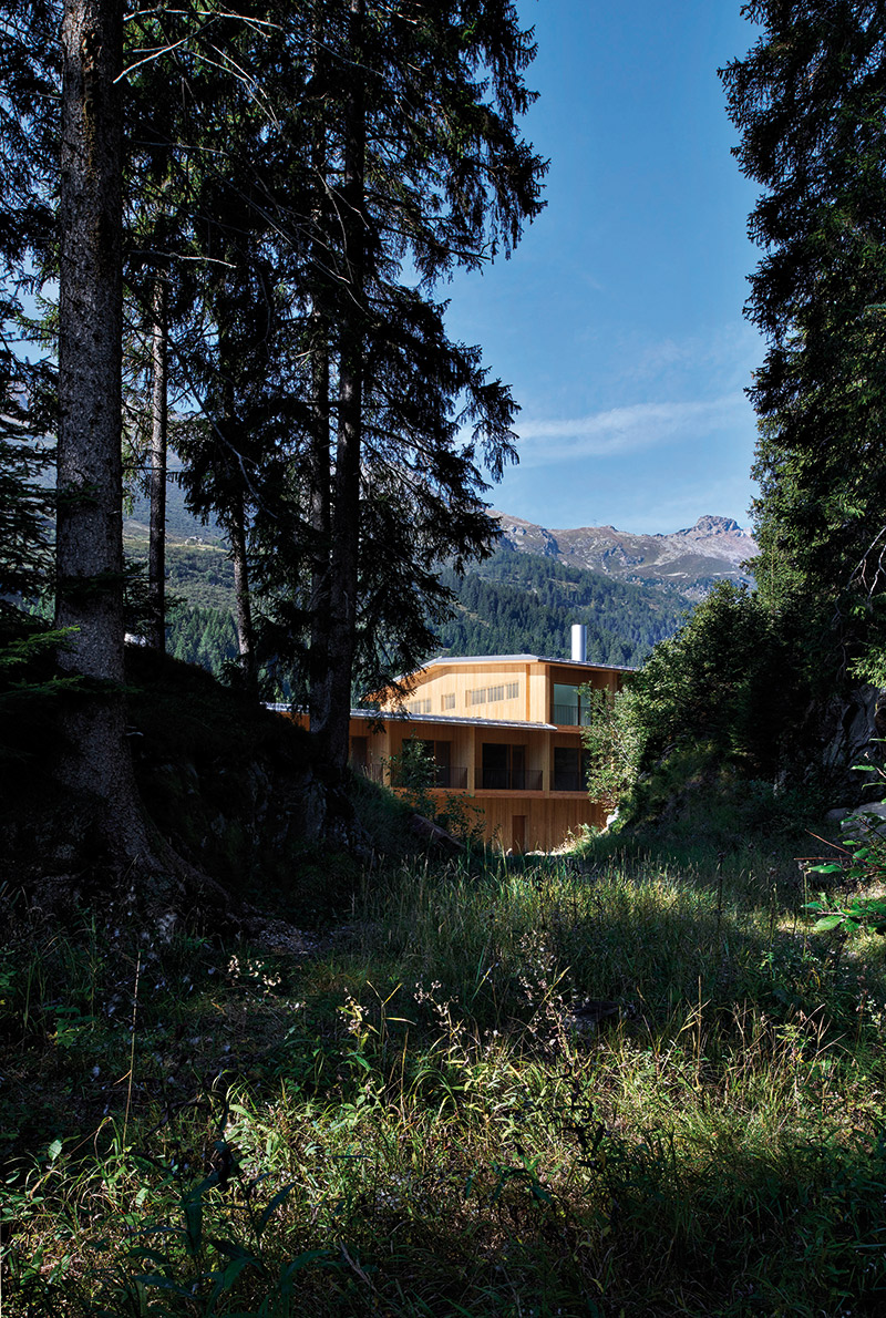 Il Centro Sci Nordico di Campra, progettato da Durisch + Nolli Architetti