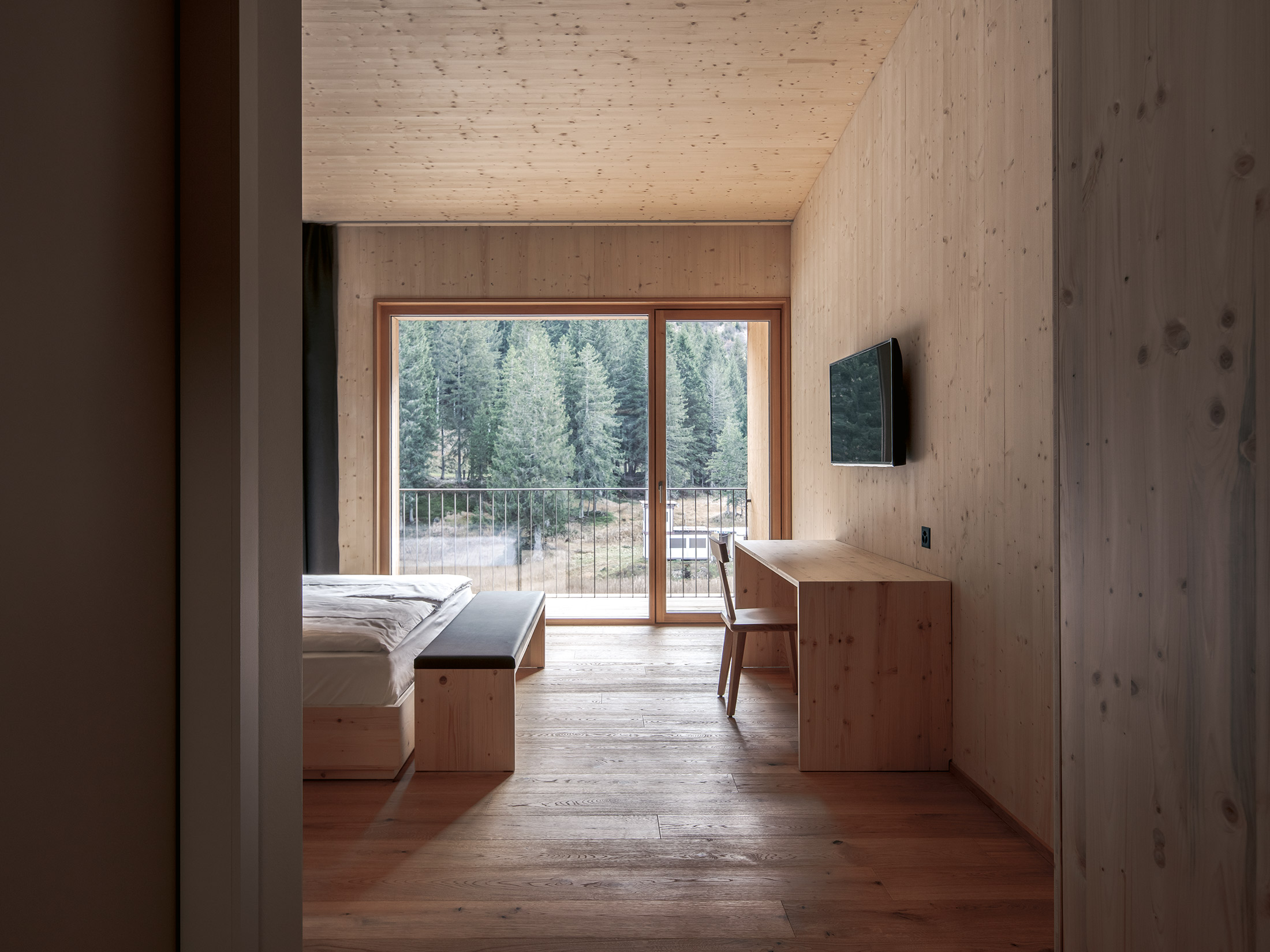 Il Centro Sci Nordico di Campra, progettato da Durisch + Nolli Architetti