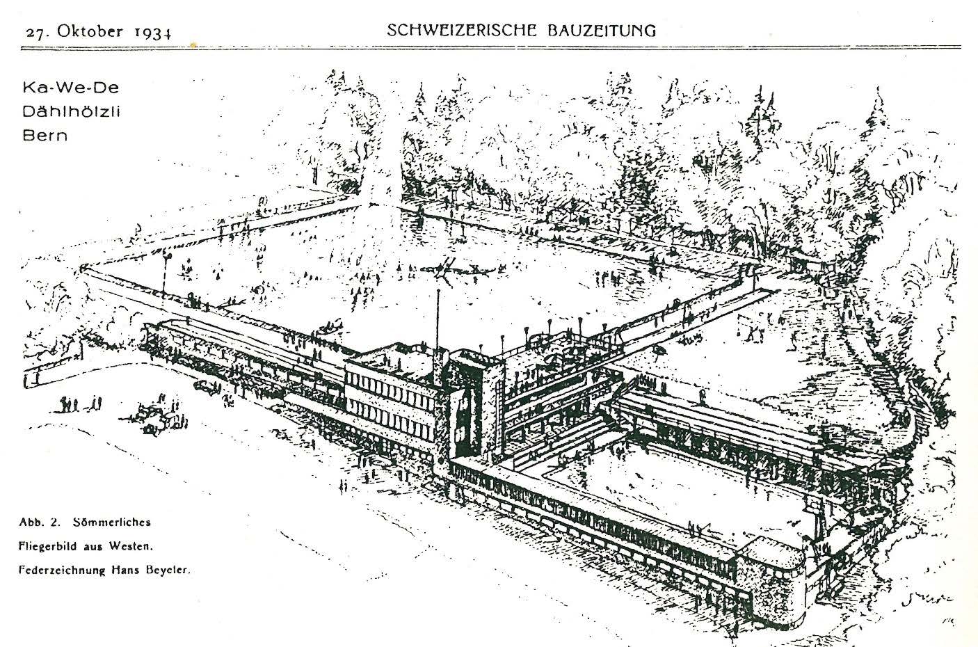 Originalzeichnung aus den 1930er-Jahren.