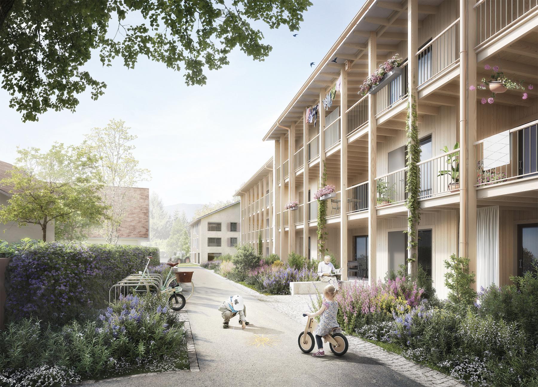 Chemin de la Fontaine, 1er rang «Pomme, poire et cerise»