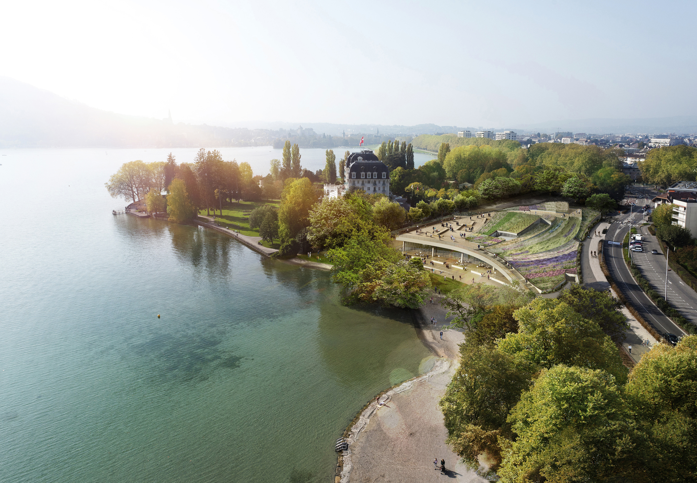 Centre des Congrès, Annecy (Haute-Savoie, France) Snøhetta et Atelier Wolff, archi-tectes, 2012