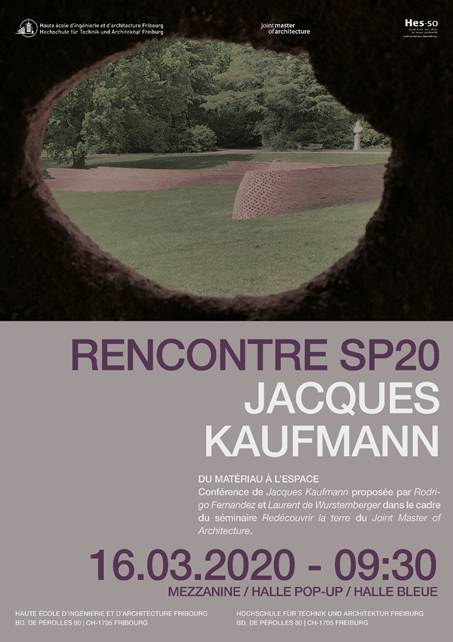 Conférence de M. Jacques Kaufmann - Du matériau à l’espace