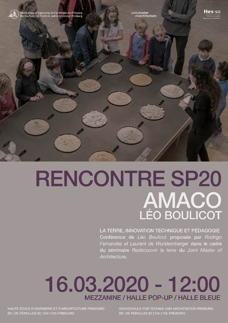 Conférence de AMACO/ Léo Boulicot - La terre, innovation technique et pédagogique