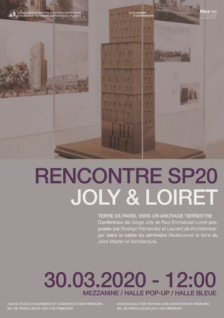 Conférence de Joly &amp; Loiret - Terre de Paris, vers un ancrage terrestre