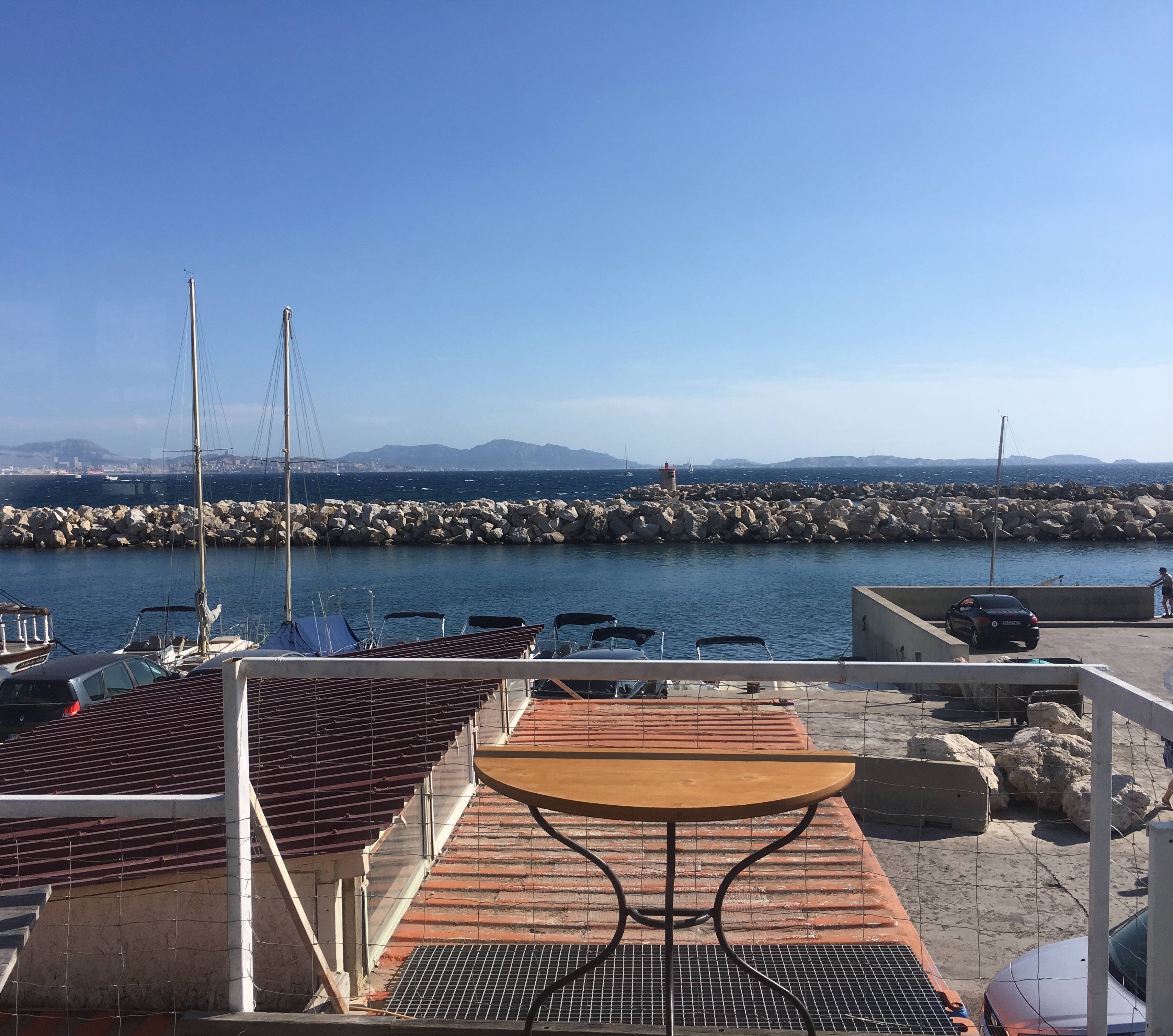 Auch halbe Tische finden Verwendung.