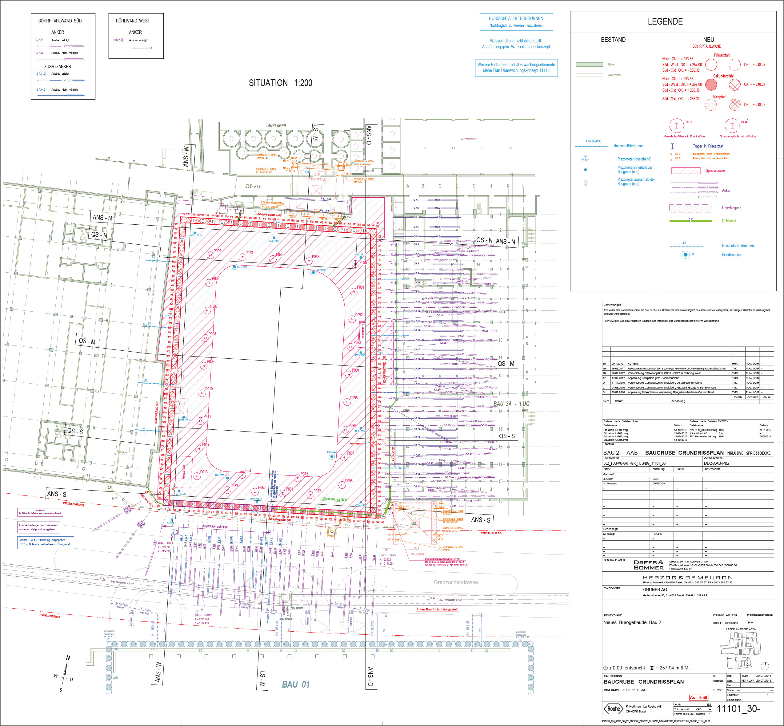 4. Plan des travaux de l’enceinte de fouille