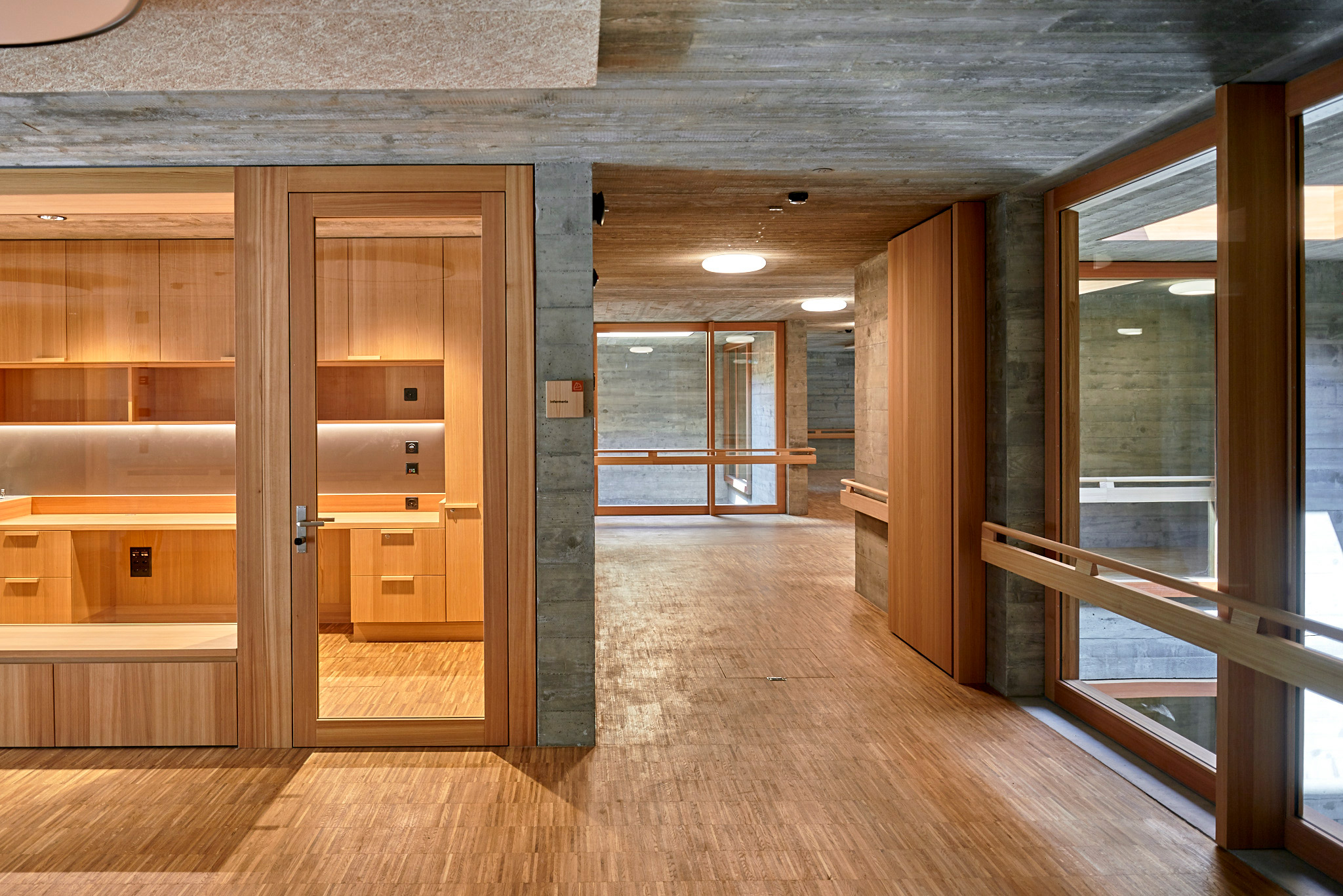 Senza titolo, 2018, Casa Leventinese per anziani Elena Celio, Giornico, Svizzera, Baserga Mozzetti Architetti