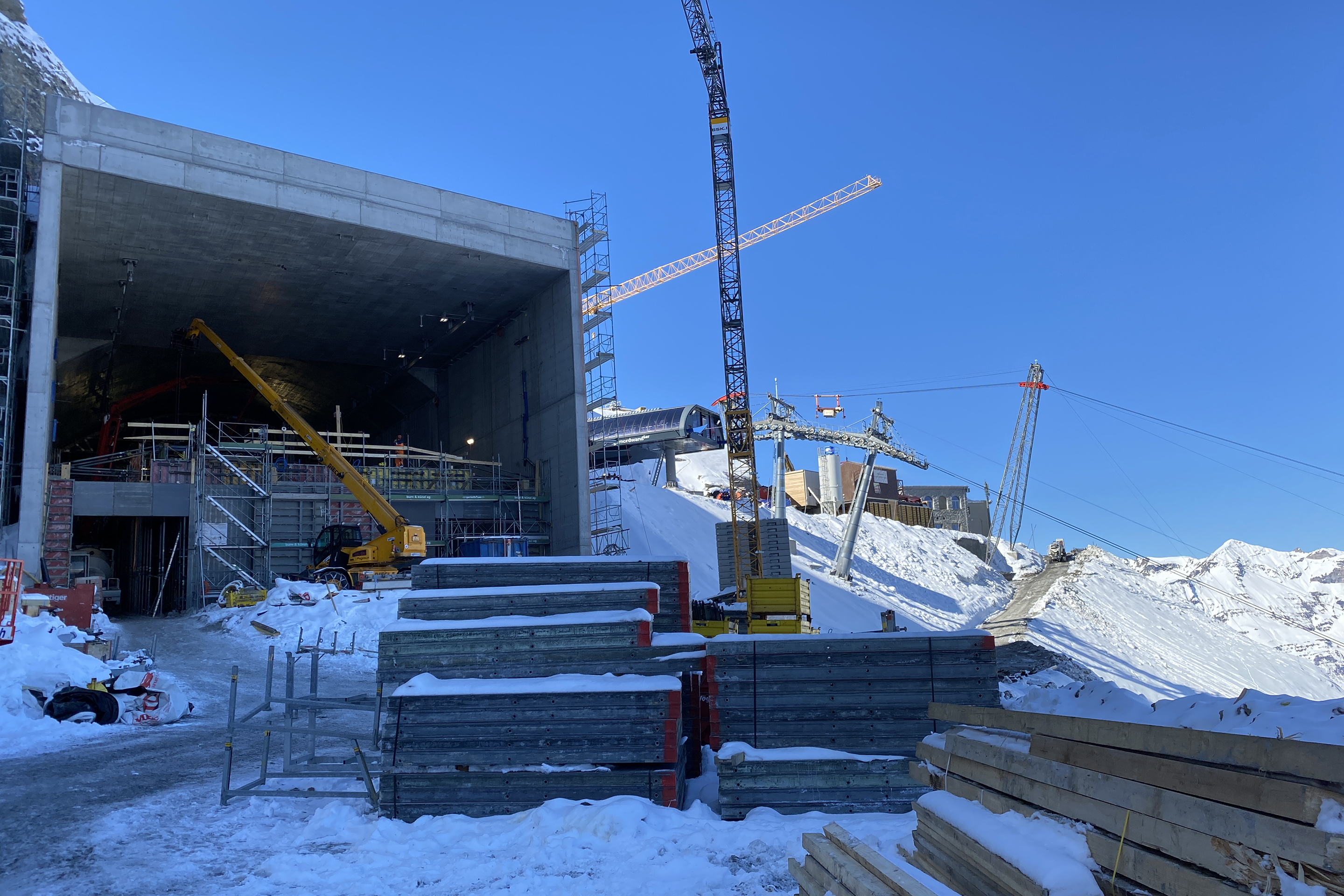 Eigerexpress-Baustelle