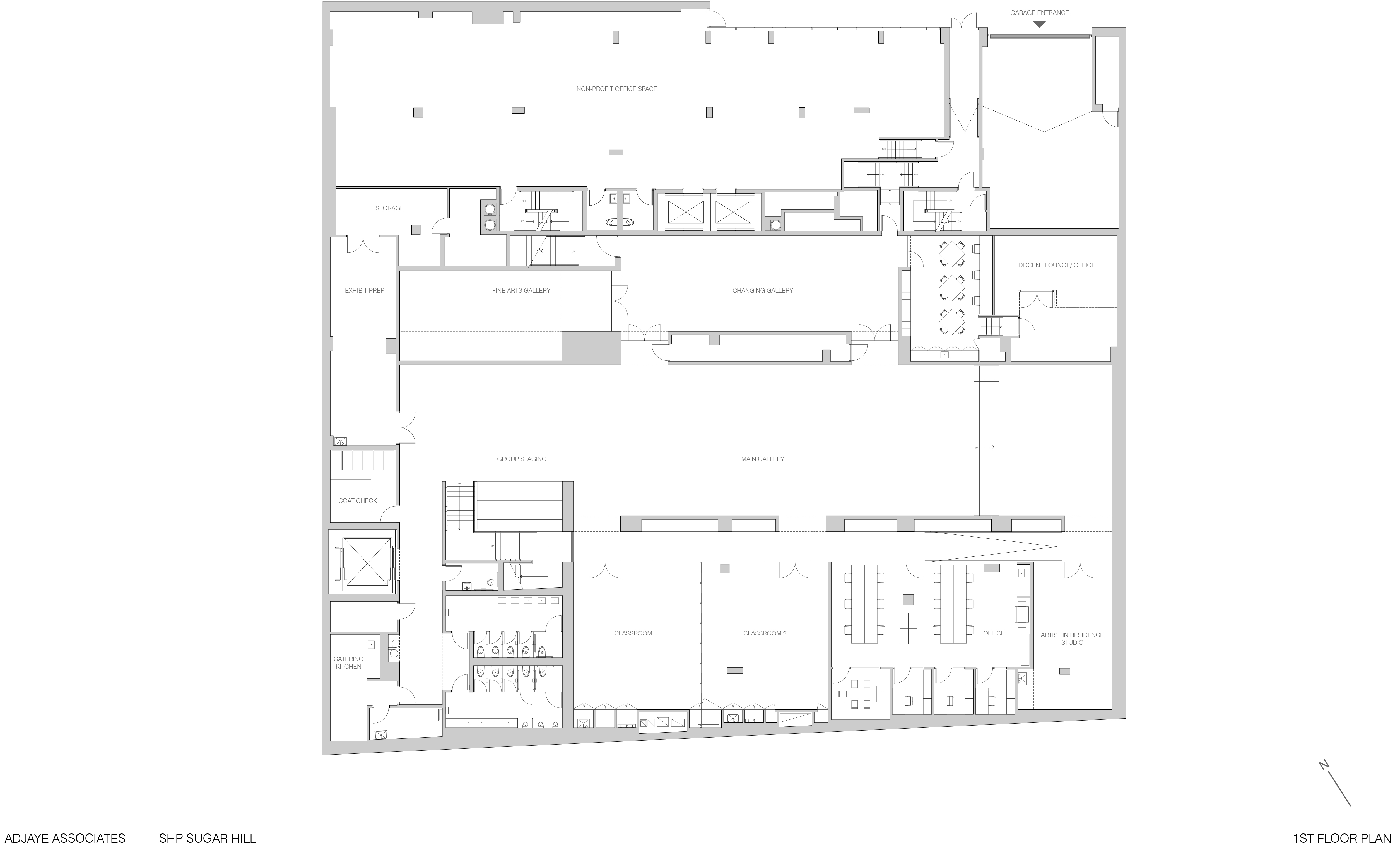 Plan du 1er étage - Sugar Hill