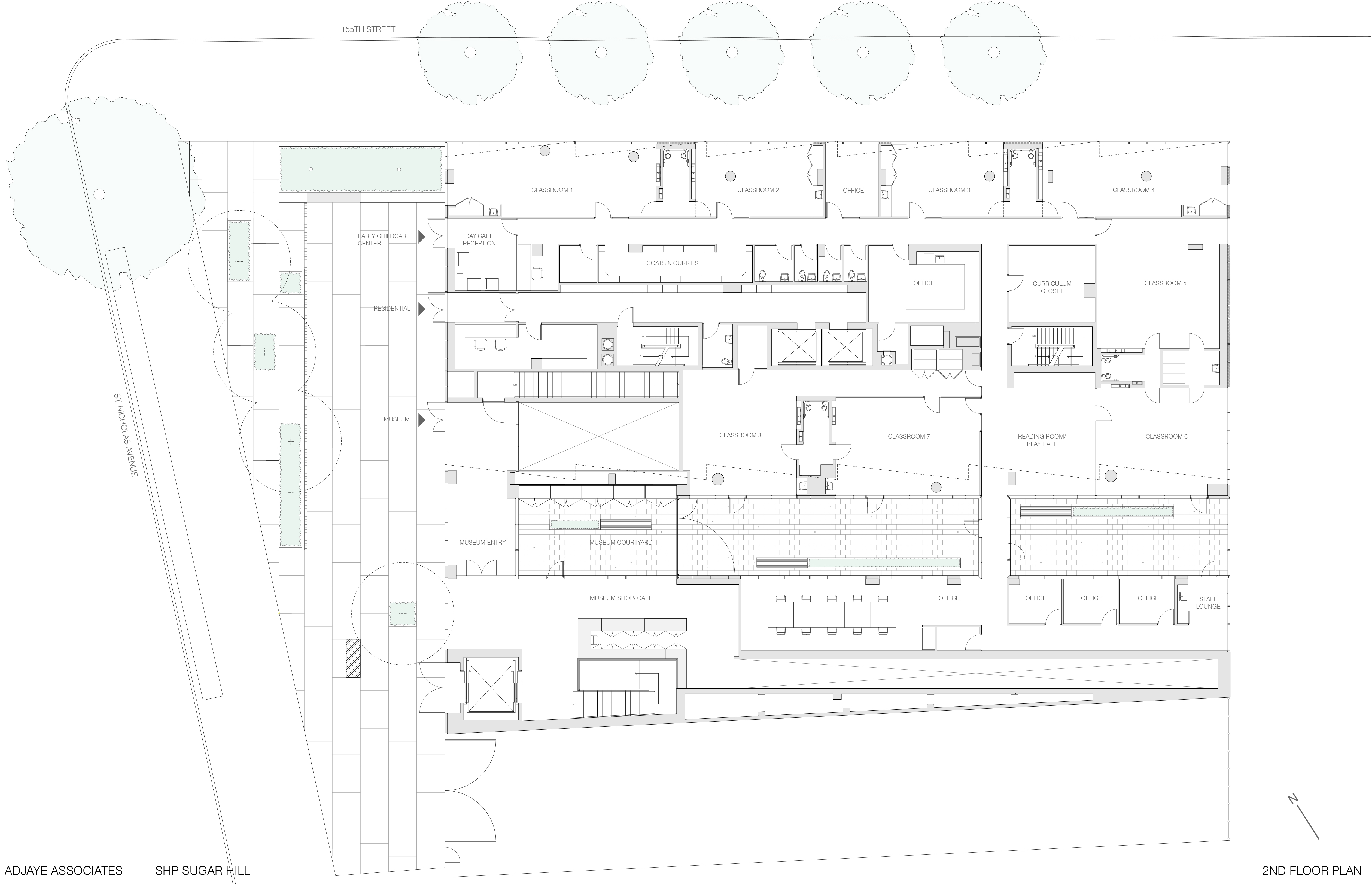 Plan du 2e étage - Sugar Hill