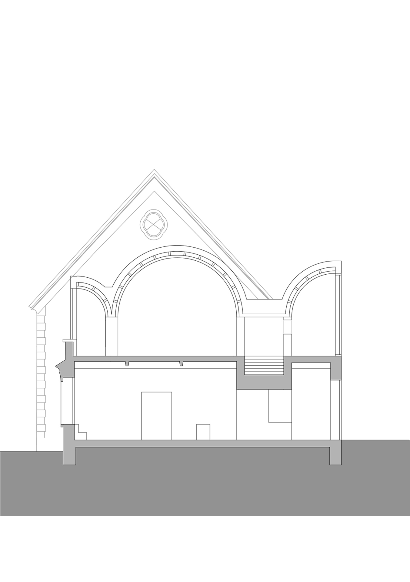 IdentitatArchitektur_Institut-Koenige_Schnitt