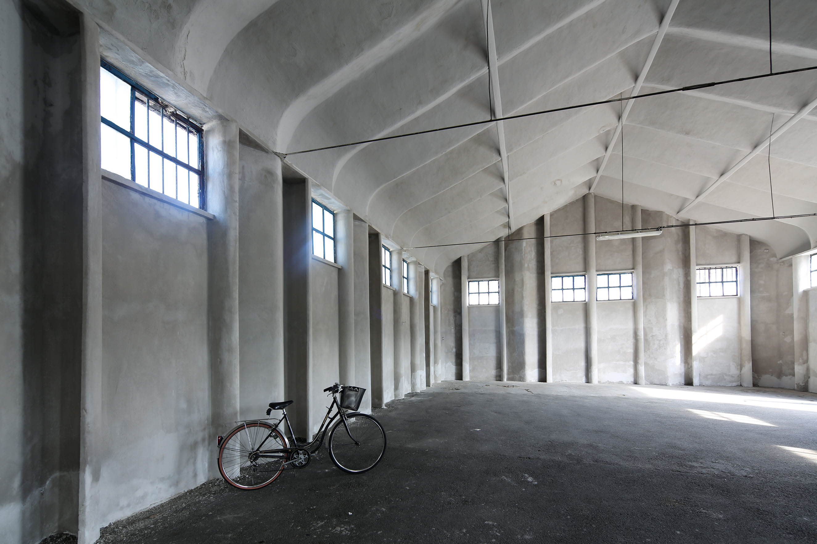 L’interno del Padiglione alla Magliana dopo il restauro, 2013