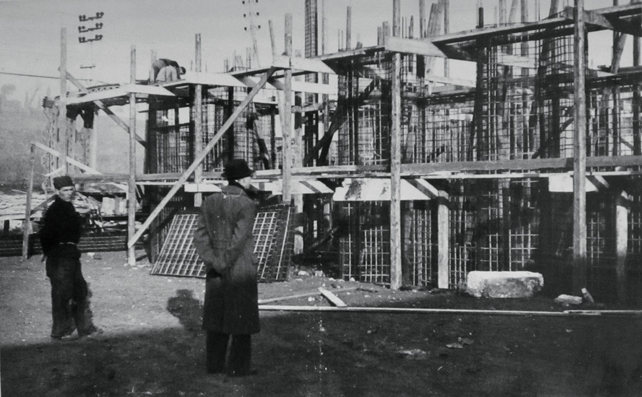 Il Padiglione alla Magliana in costruzione, s.d. [1944]