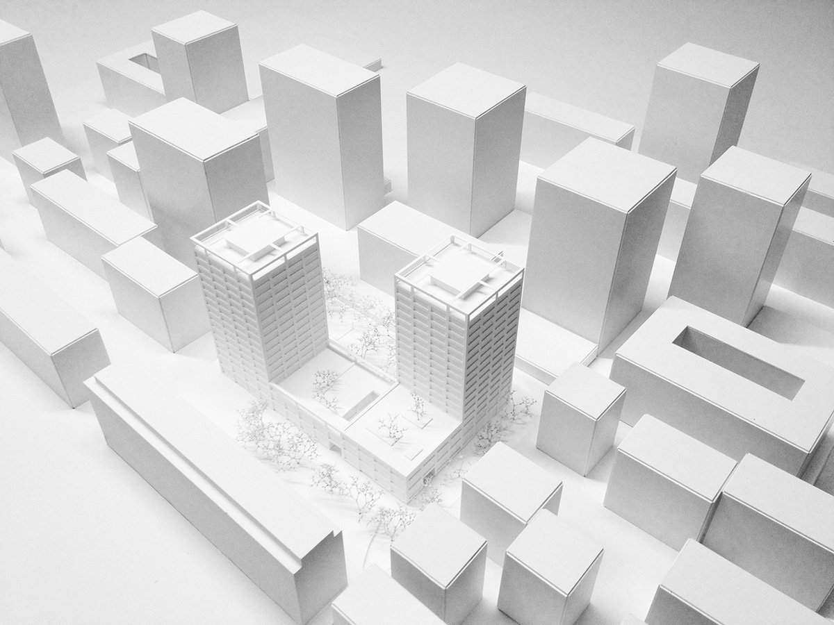 La Marbrerie - Maquette du projet
