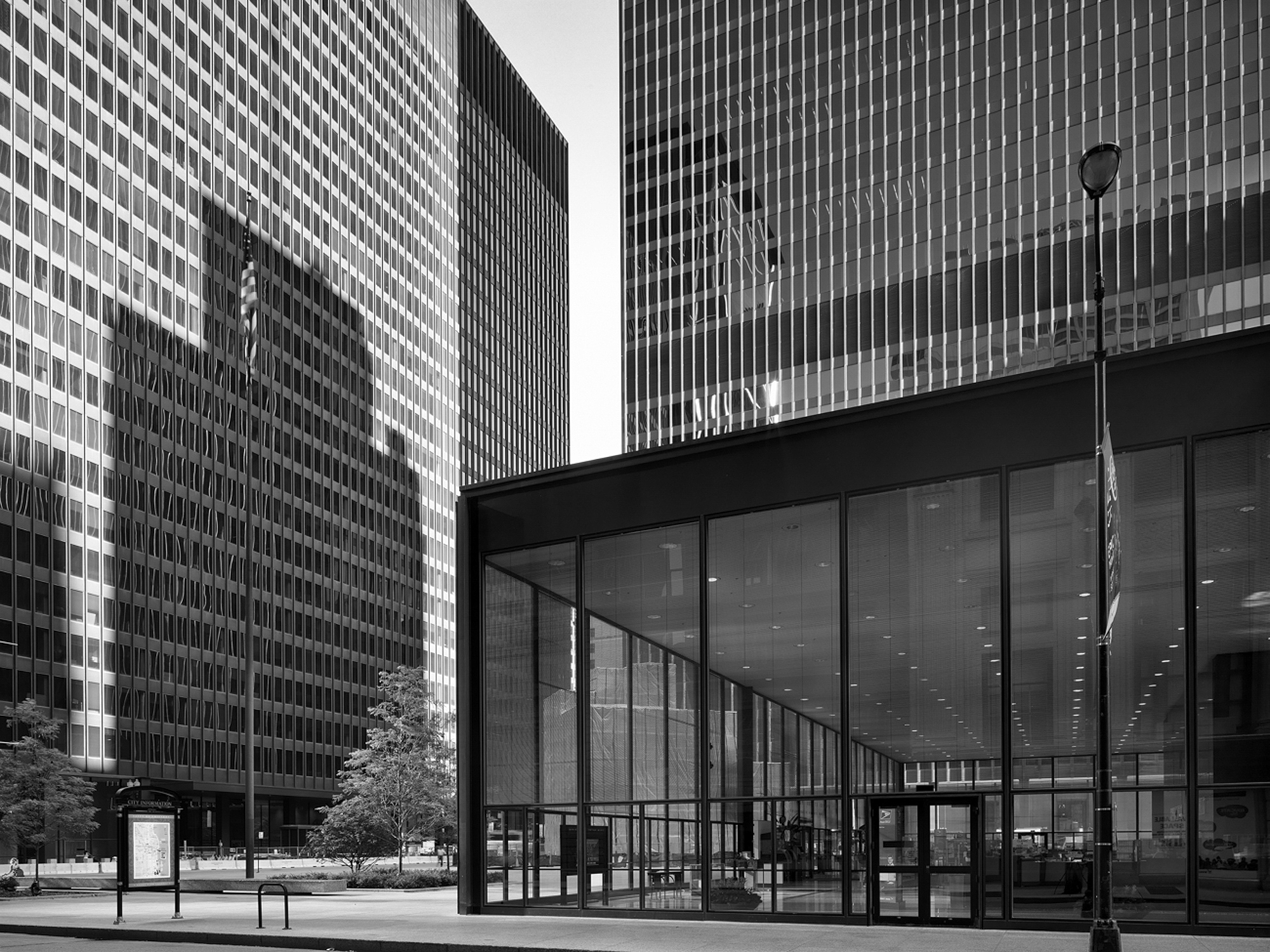 Federal Center, progettato da Mies van der Rohe nel 1958-1974, Chicago, 2012