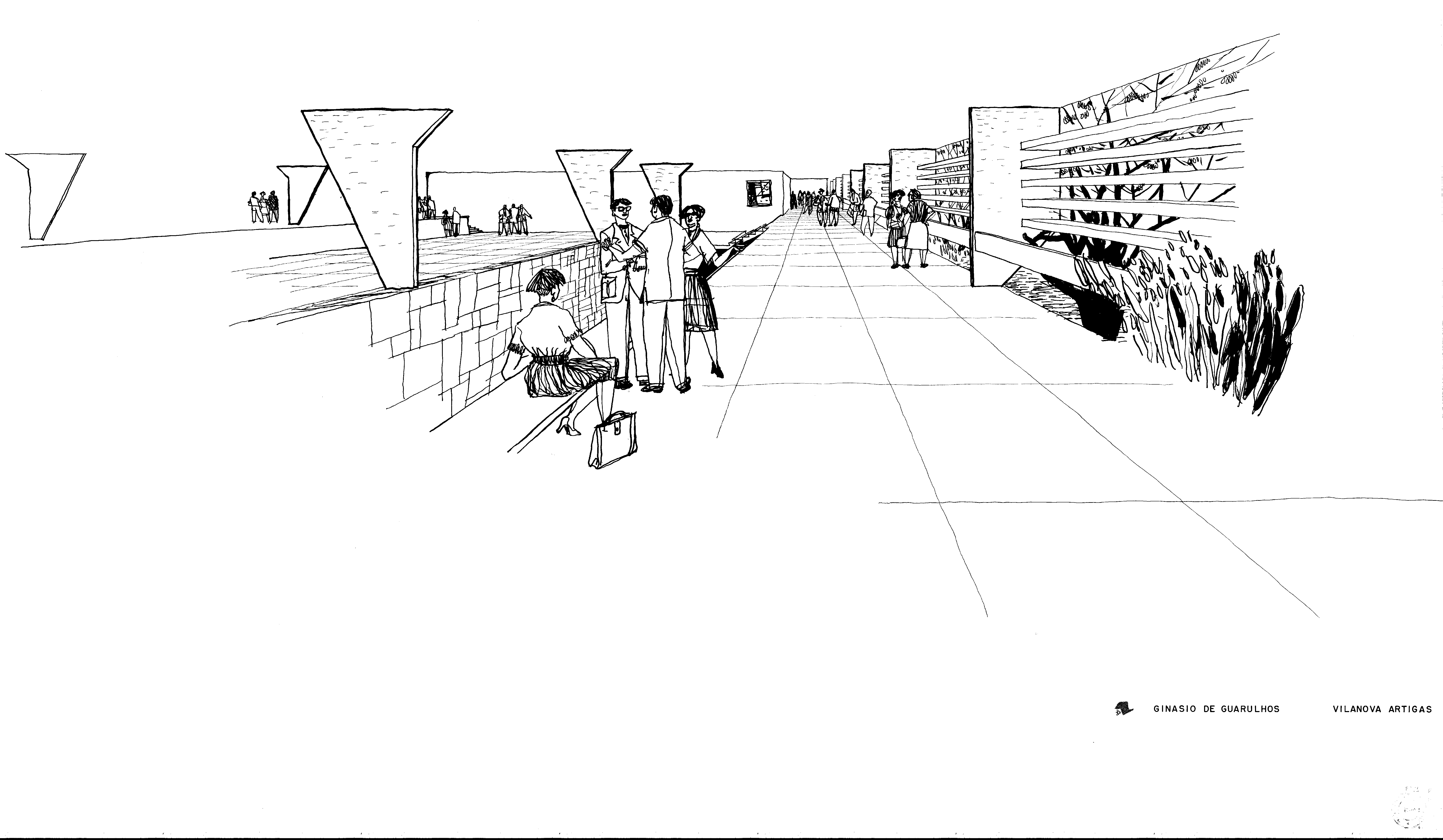 École secondaire de Guarulhos, 1960-1962: perspective