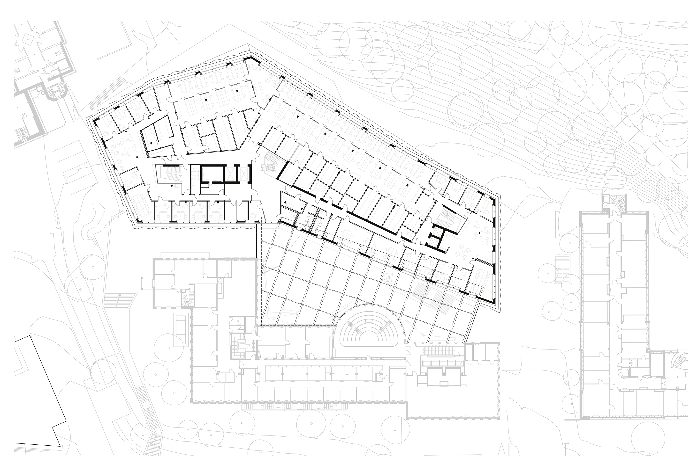 Agora Lausanne Grundriss 2. OG