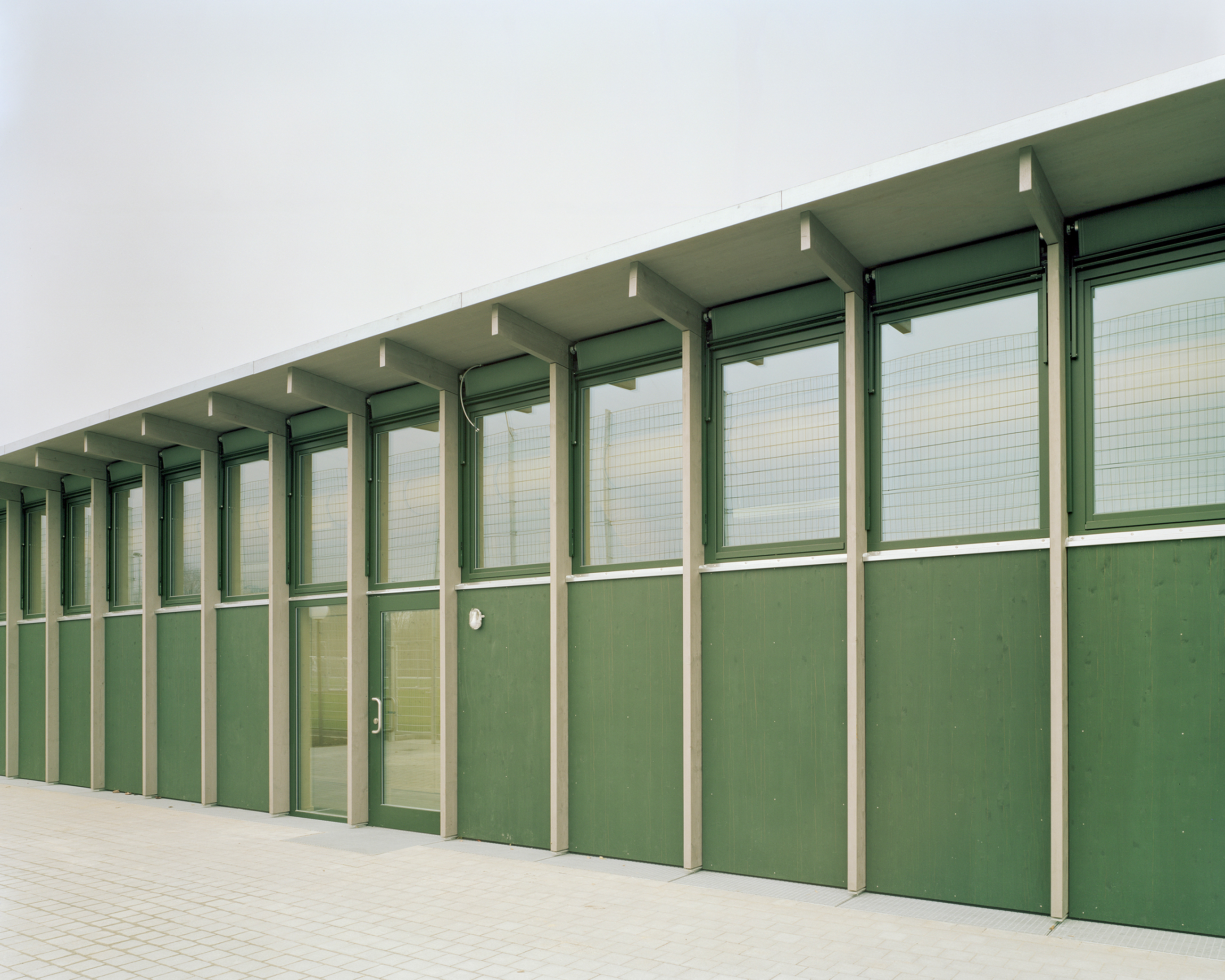 Vereinsgebäude Fassade.