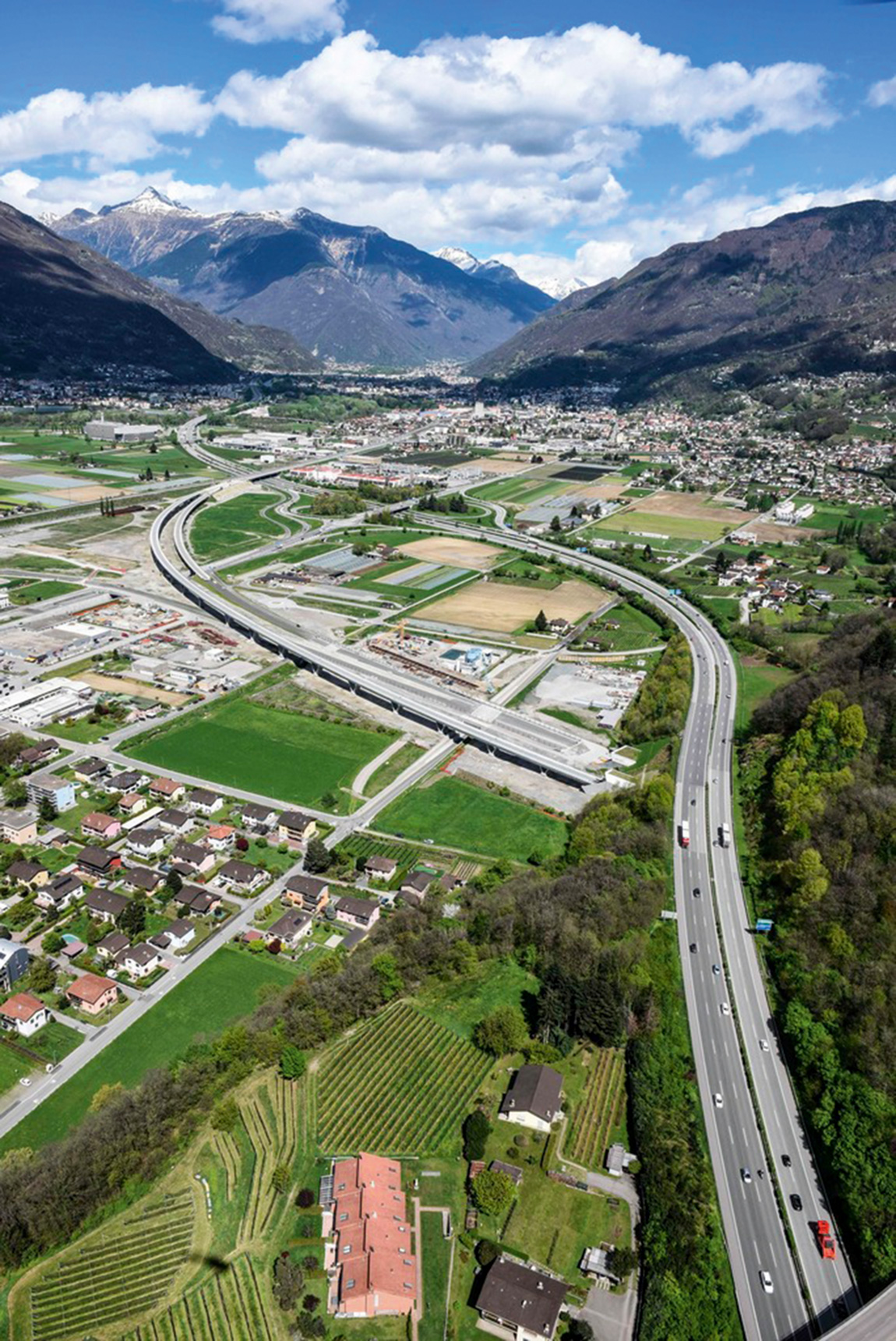 Vista generale del Nodo di Camorino