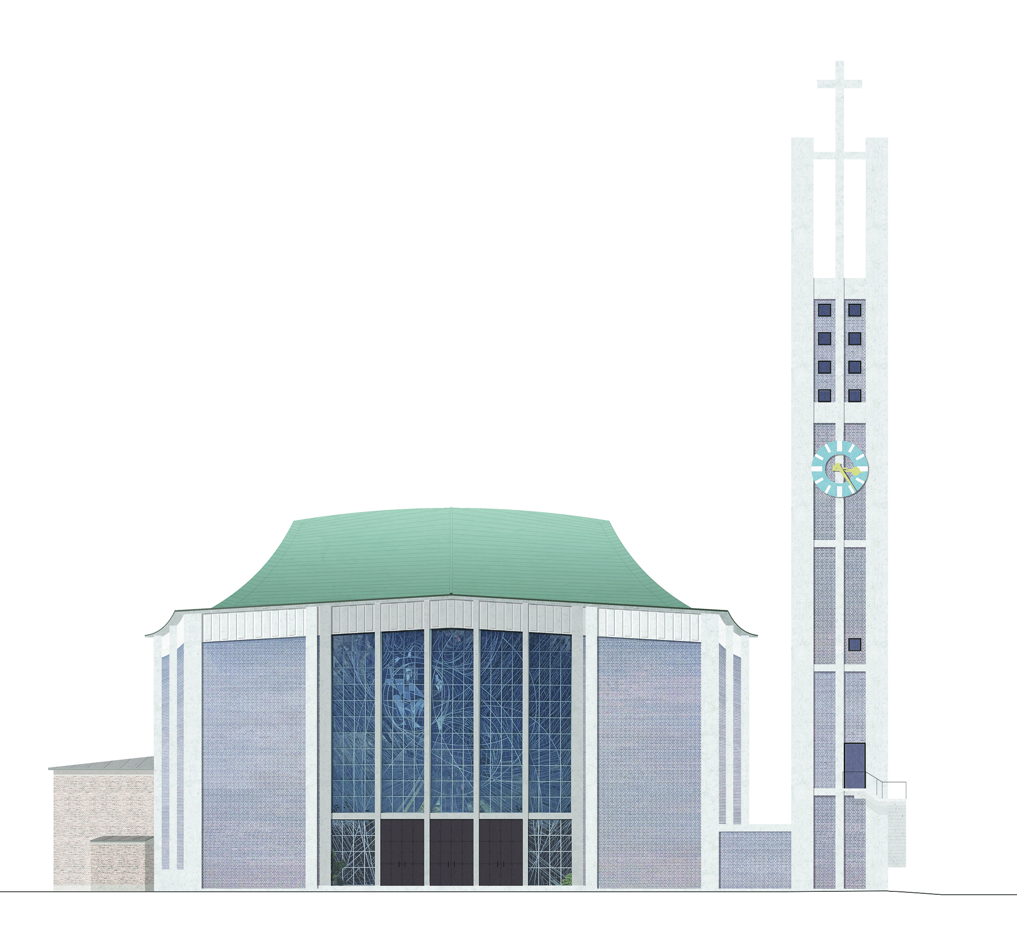 Kirche St. Thomas Morus, 1964.