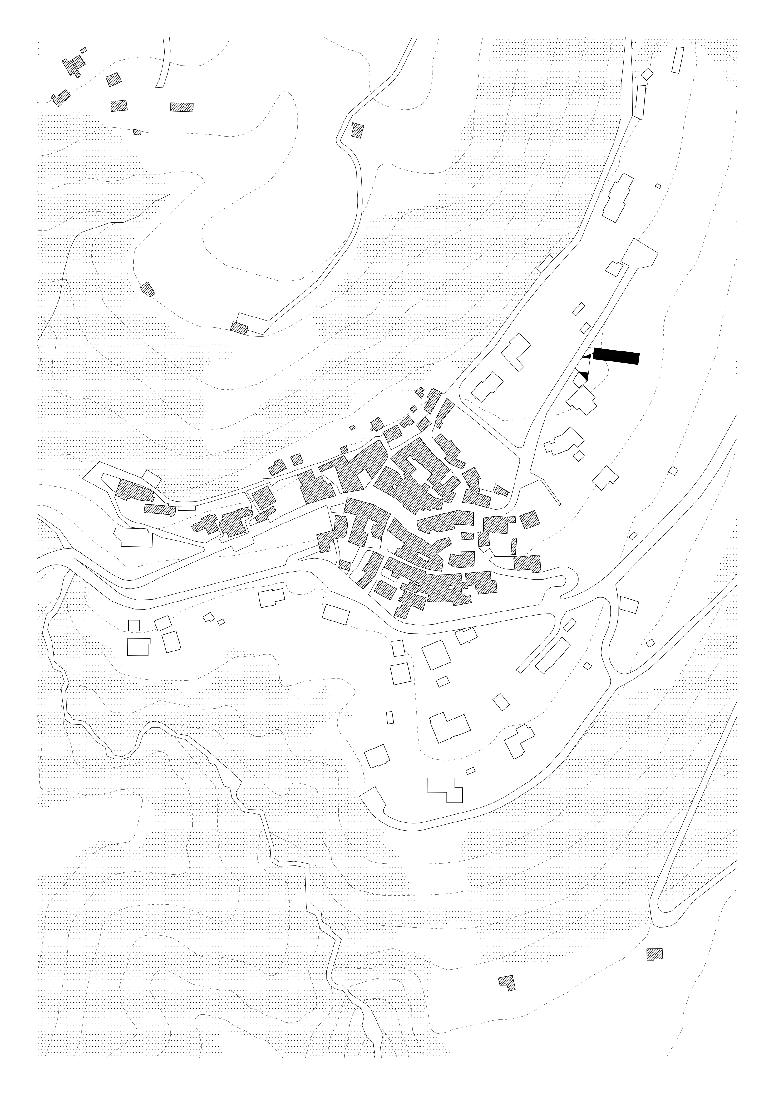Casa a Fescoggia, piano di situazione