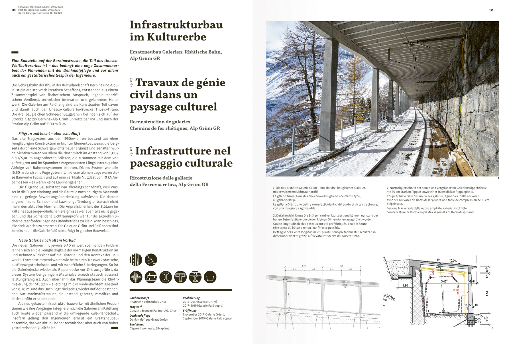 Blick ins Buch «Schweizer Ingenieurbaukunst».